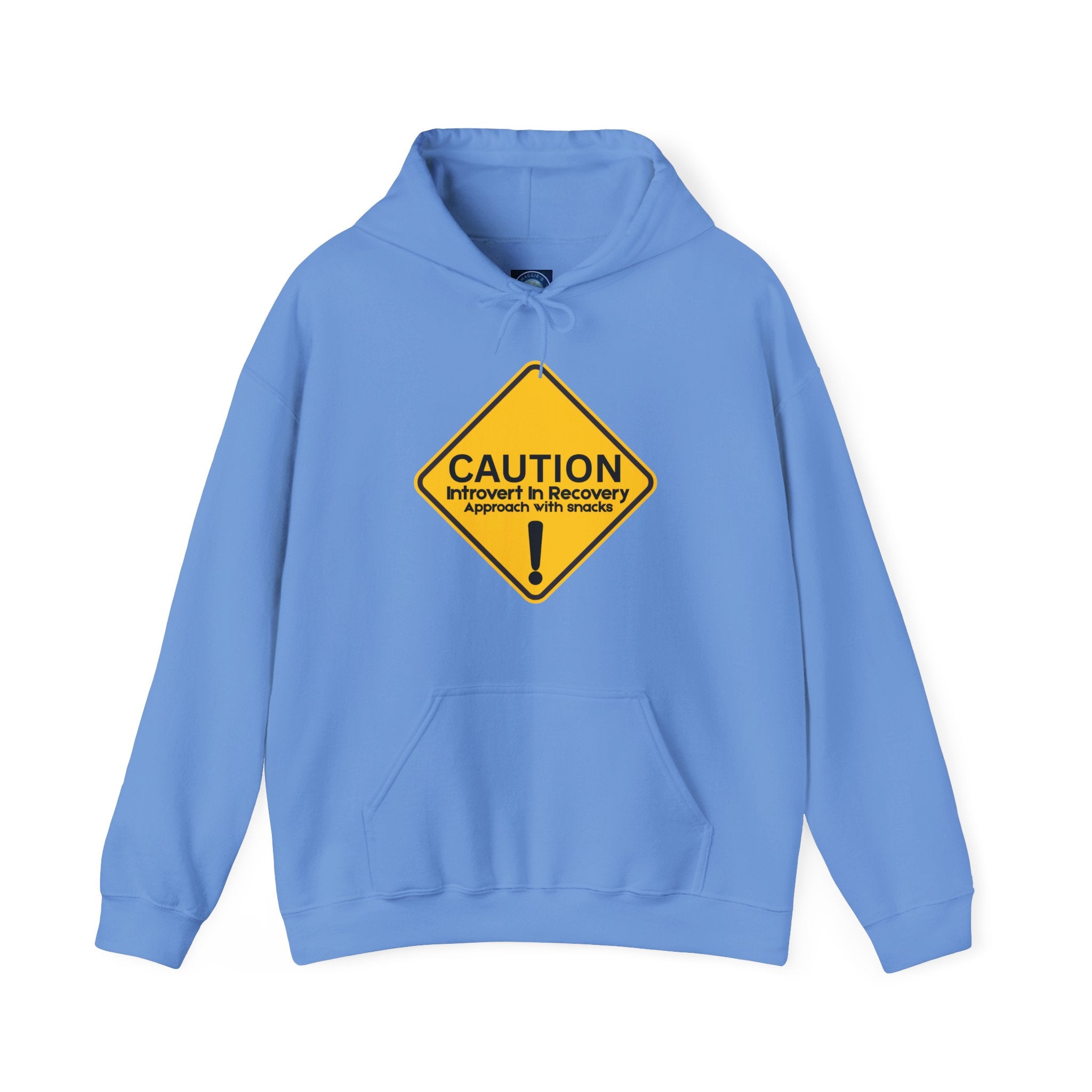 Caution: Introvert In Recovery — Approach With Snacks - hoodie