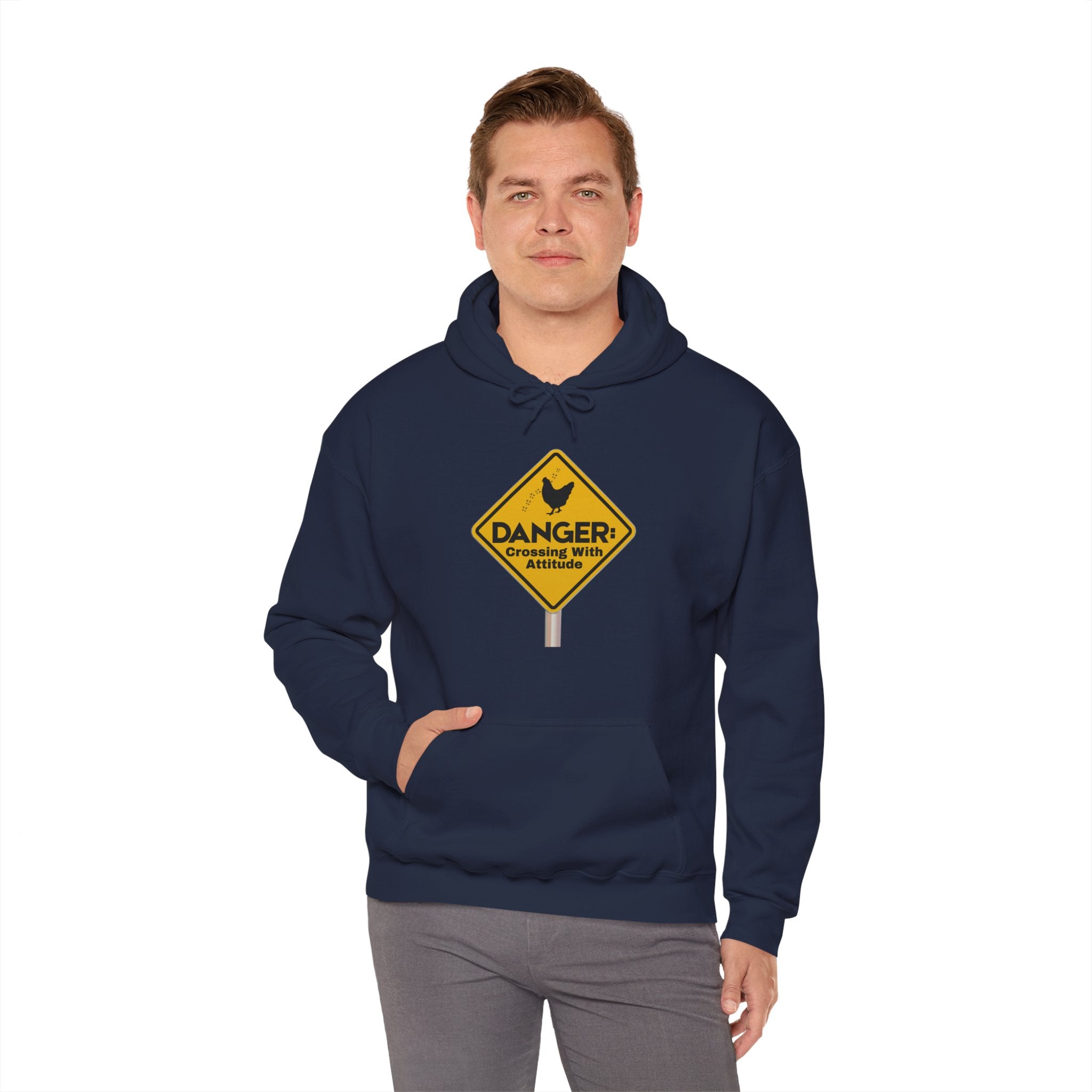 Danger: Crossing With Attitude - Hoodie