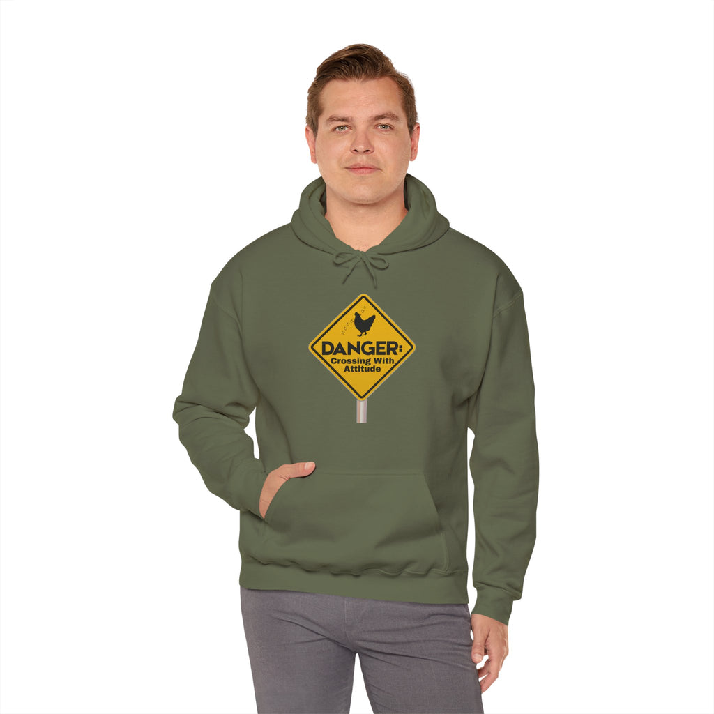 Danger: Crossing With Attitude - Hoodie