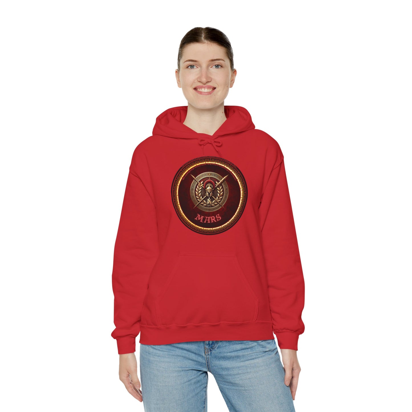 Mars, Unisex Heavy Blend™ Hooded Sweatshirt