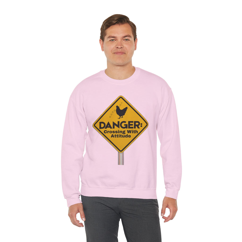 Danger: Crossing With Attitude - Sweatshirt