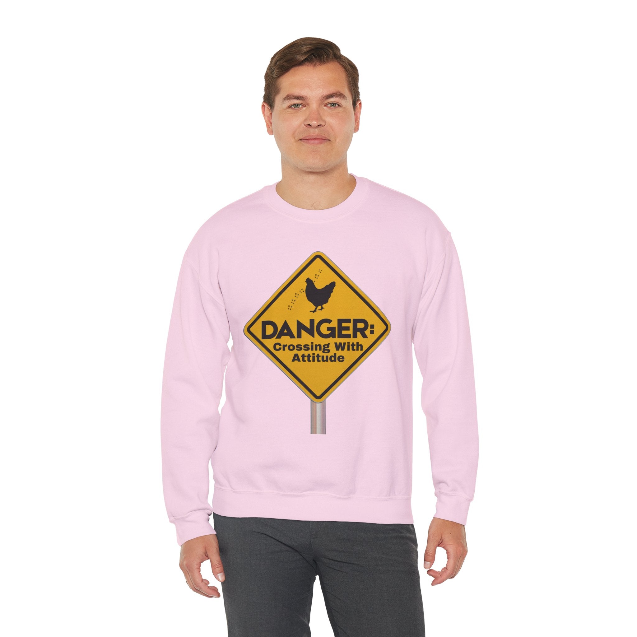 Danger: Crossing With Attitude - Sweatshirt