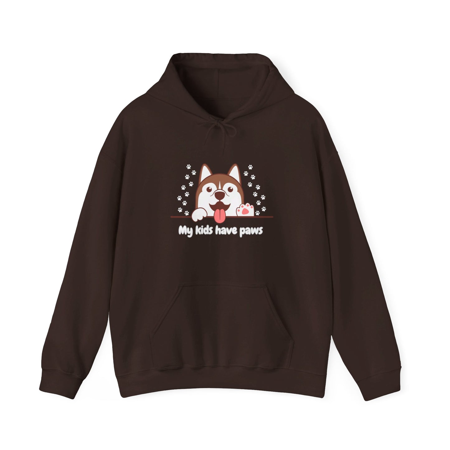 My Kids Have Paws, Unisex Heavy Blend™ Hooded Sweatshirt