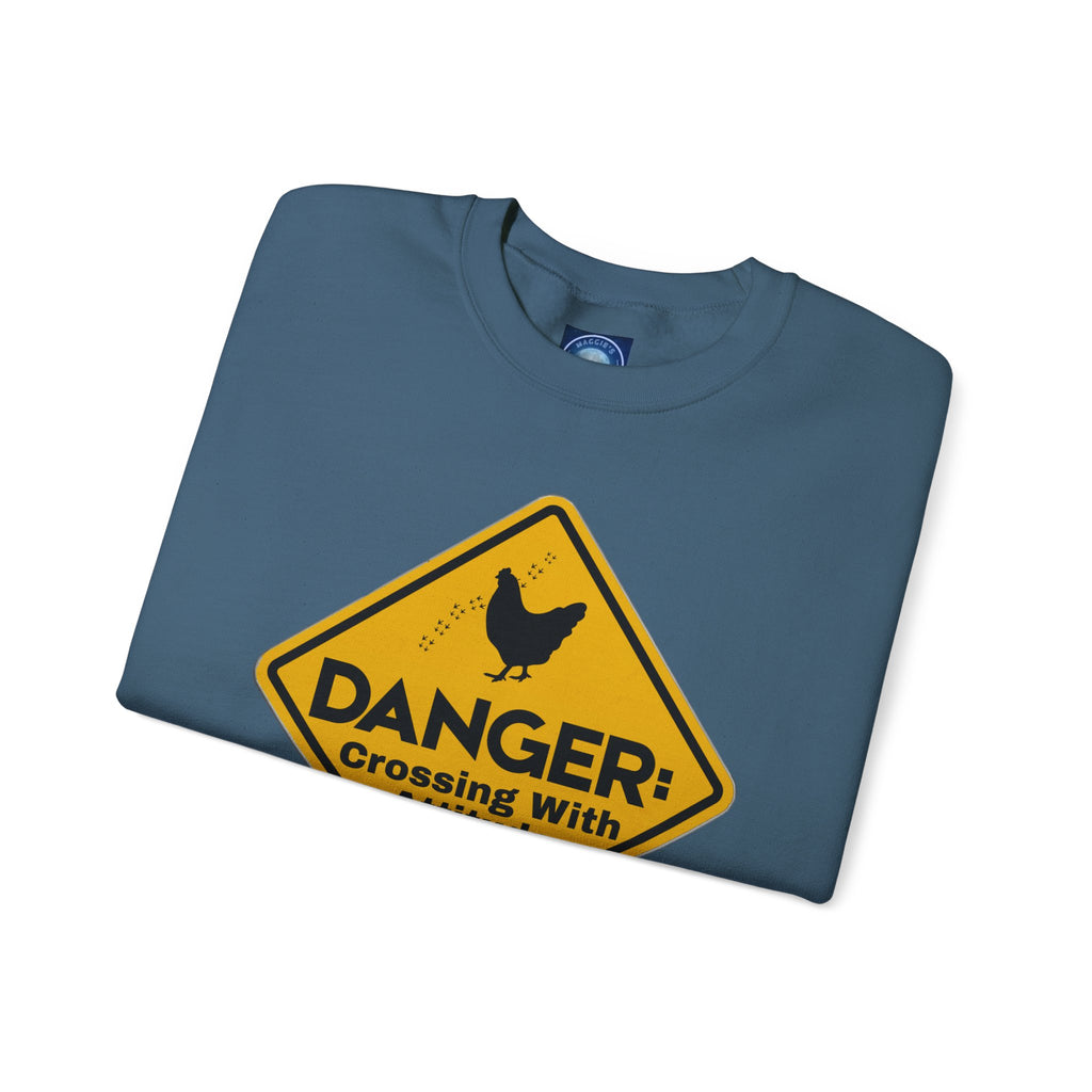 Danger: Crossing With Attitude - Sweatshirt