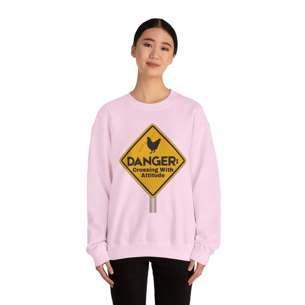 Danger: Crossing With Attitude - Sweatshirt