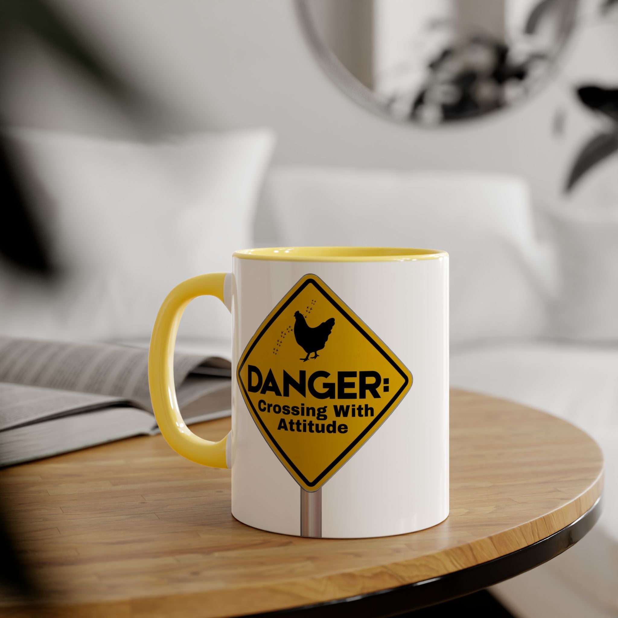 Danger: Crossing With Attitude - Mug