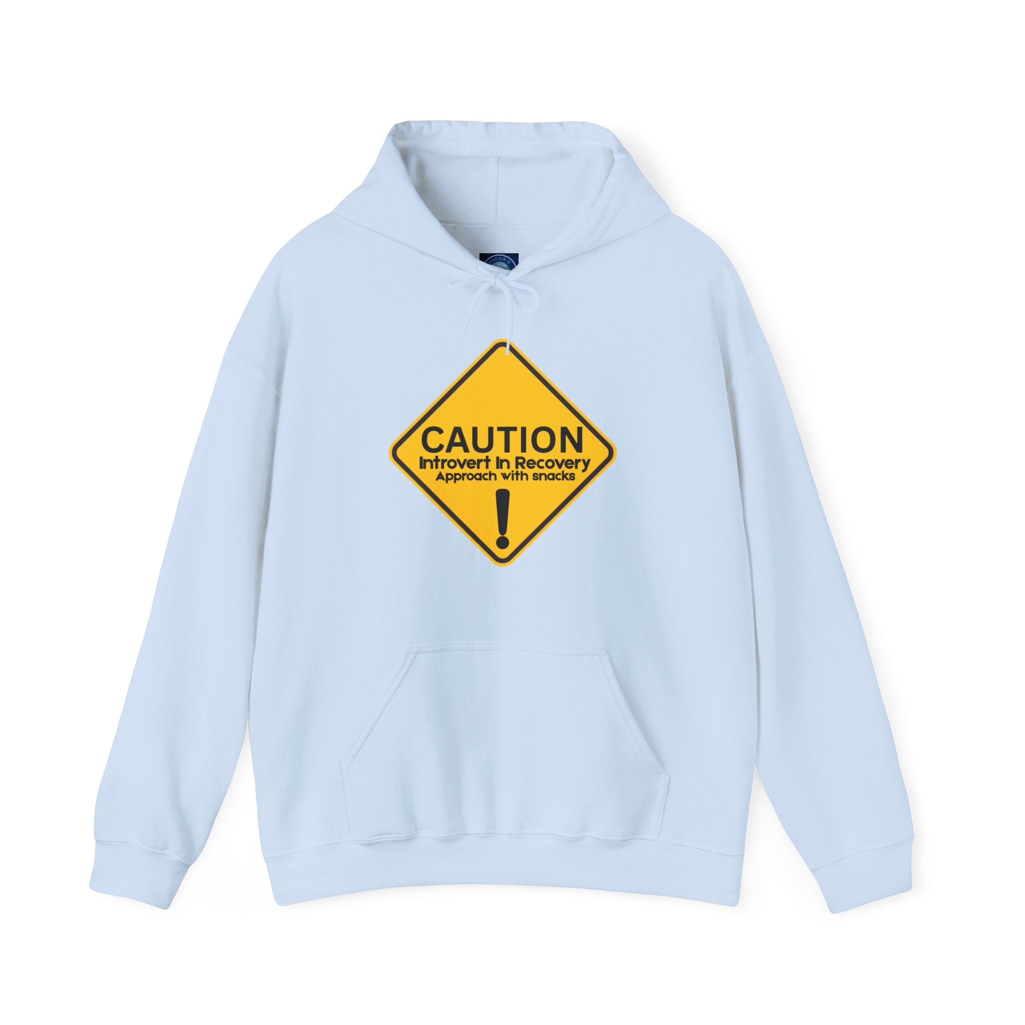 Caution: Introvert In Recovery — Approach With Snacks - hoodie