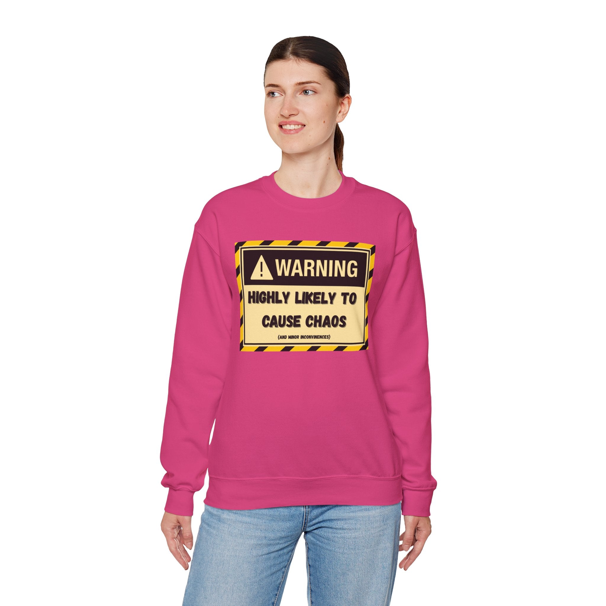 Warning: Highly Likely to Cause Chaos and Small Inconveniences - Sweatshirt