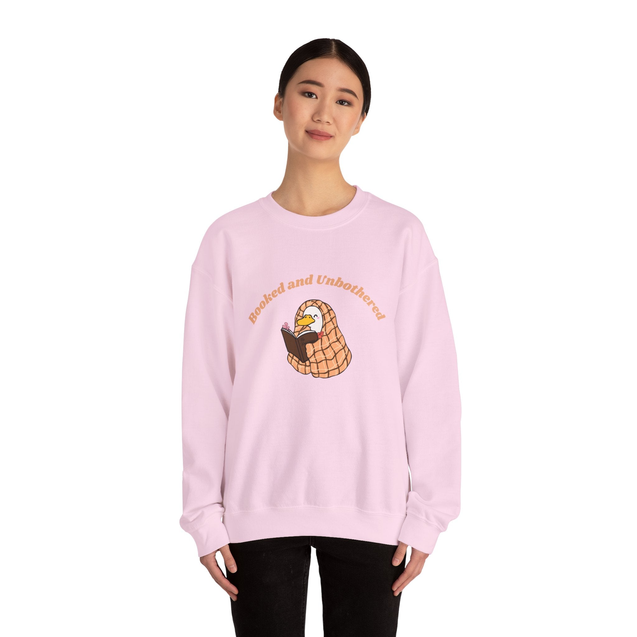 Booked and Unbothered Crewneck Sweatshirt
