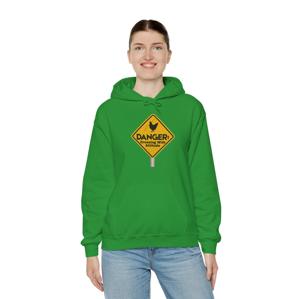Danger: Crossing With Attitude - Hoodie
