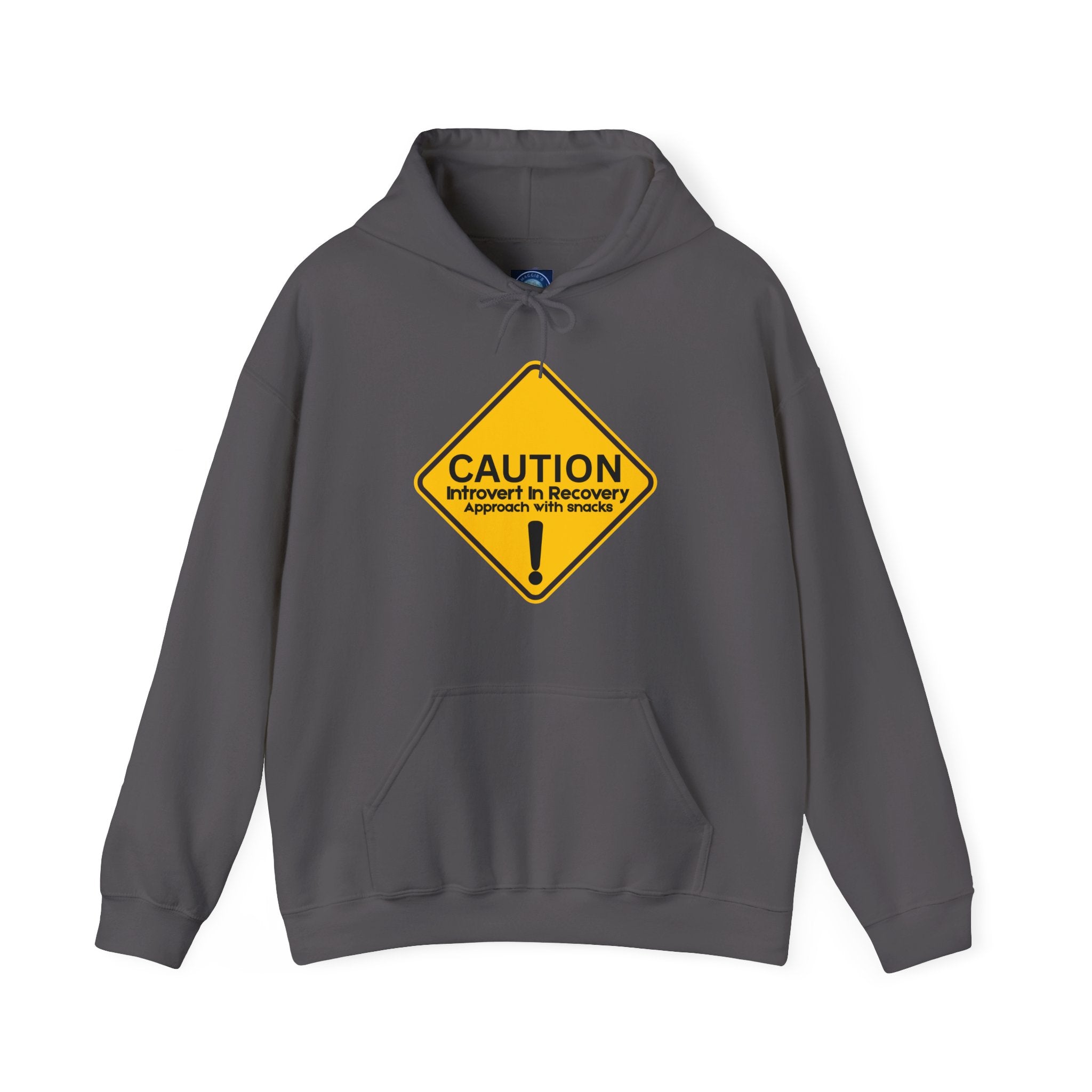Caution: Introvert In Recovery — Approach With Snacks - hoodie