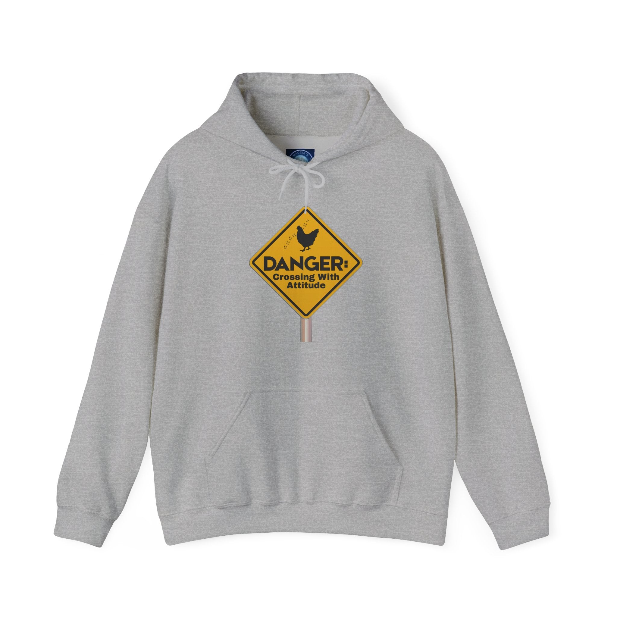 Danger: Crossing With Attitude - Hoodie