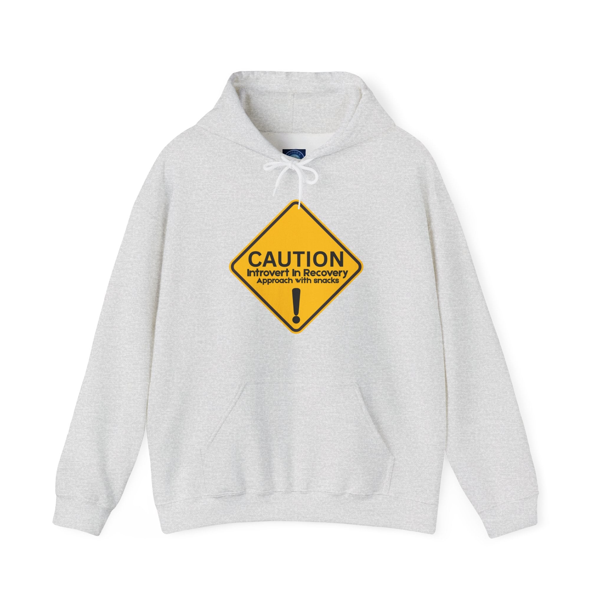 Caution: Introvert In Recovery — Approach With Snacks - hoodie