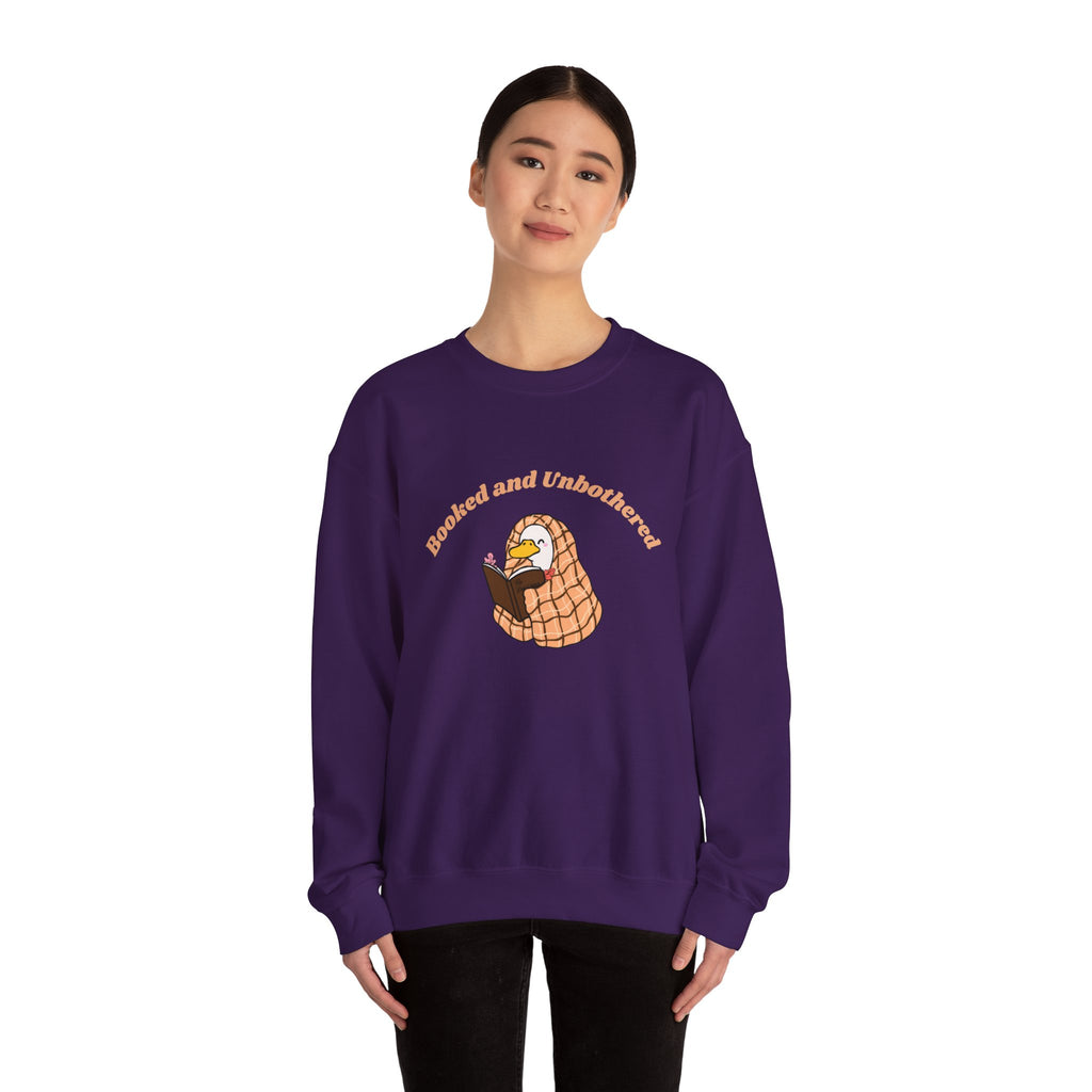 Booked and Unbothered Crewneck Sweatshirt