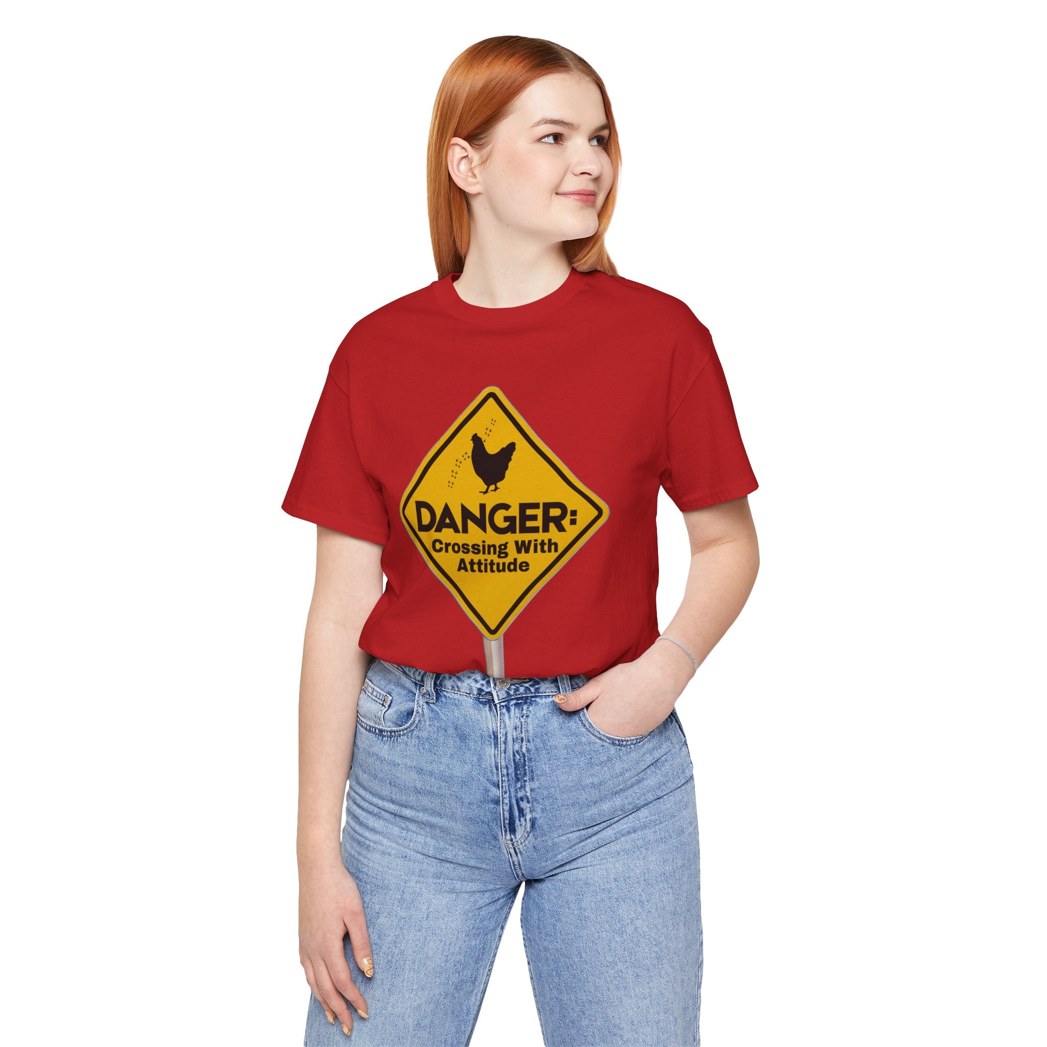 Danger: Crossing With Attitude - tee