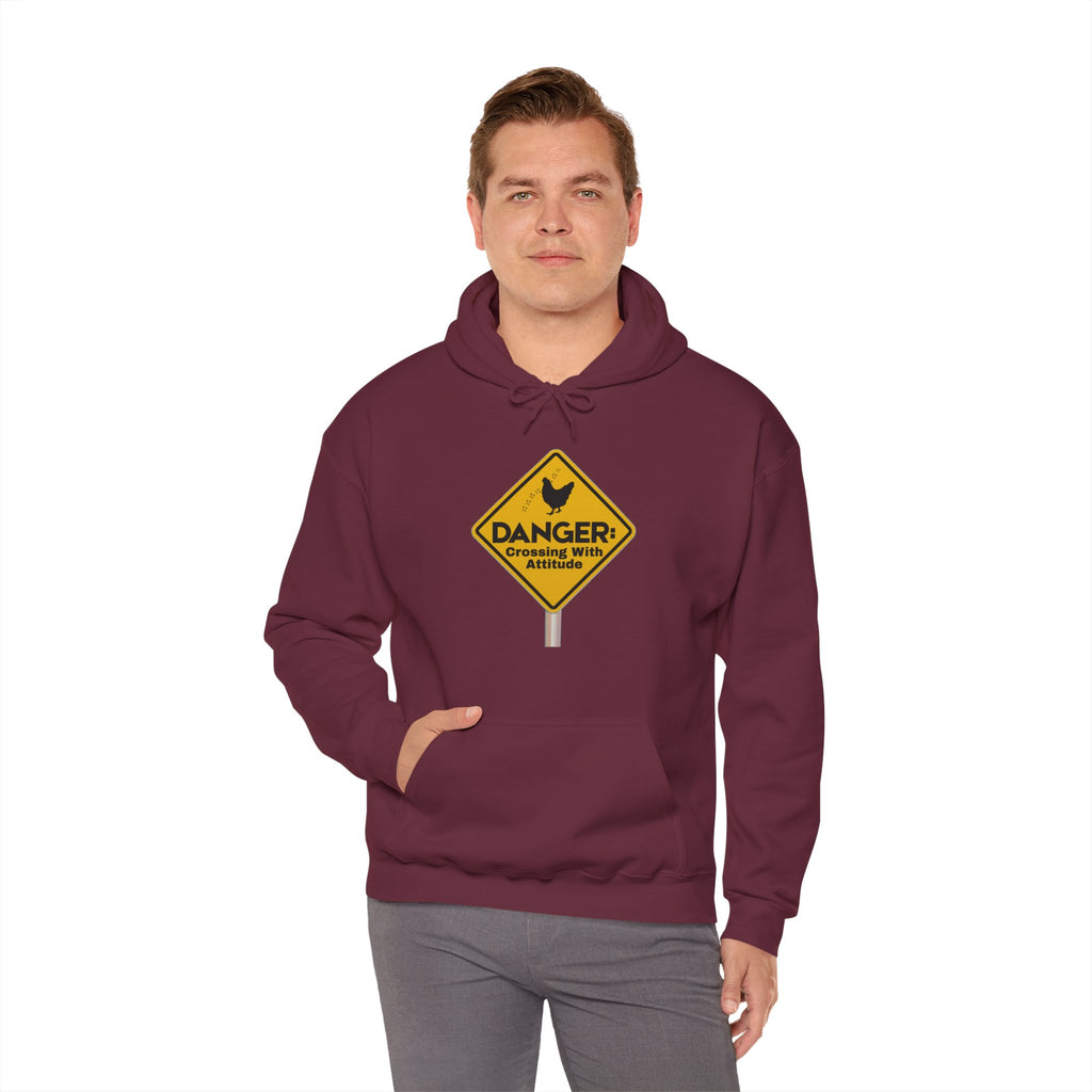 Danger: Crossing With Attitude - Hoodie