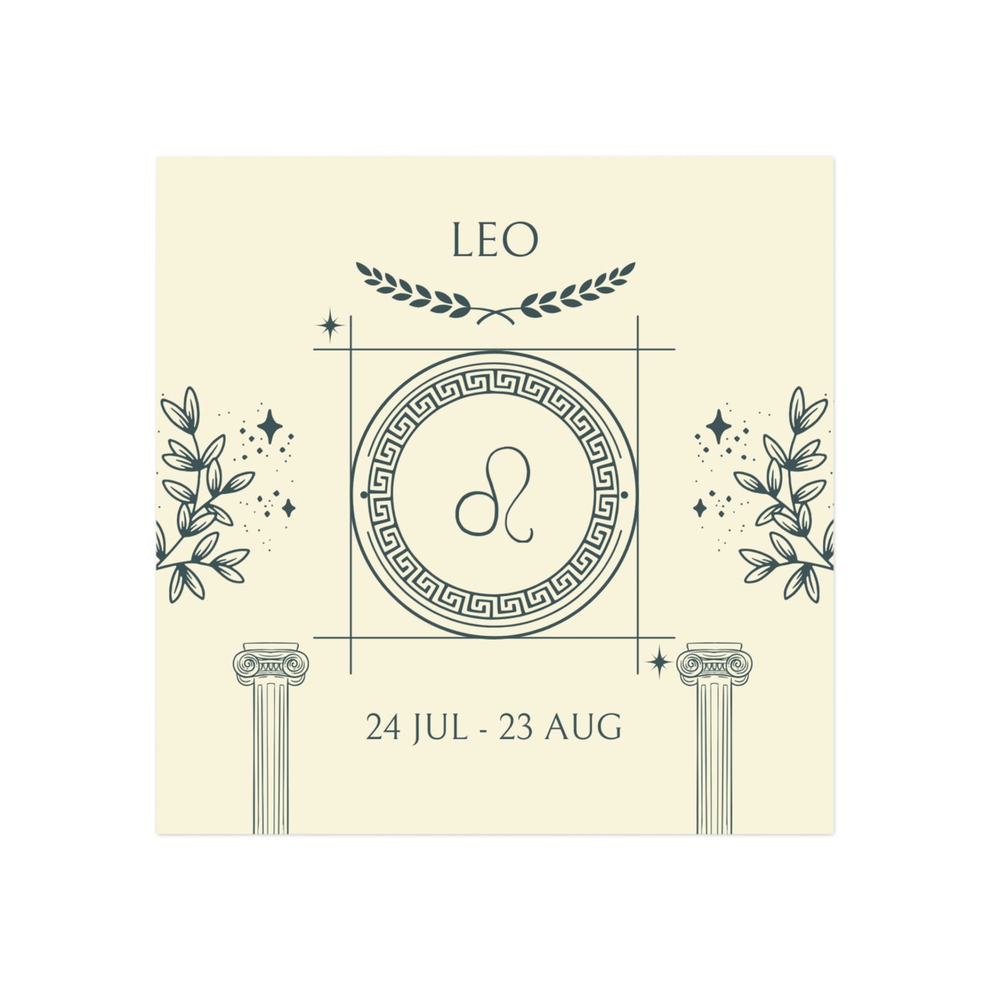 Leo, Square Magnet