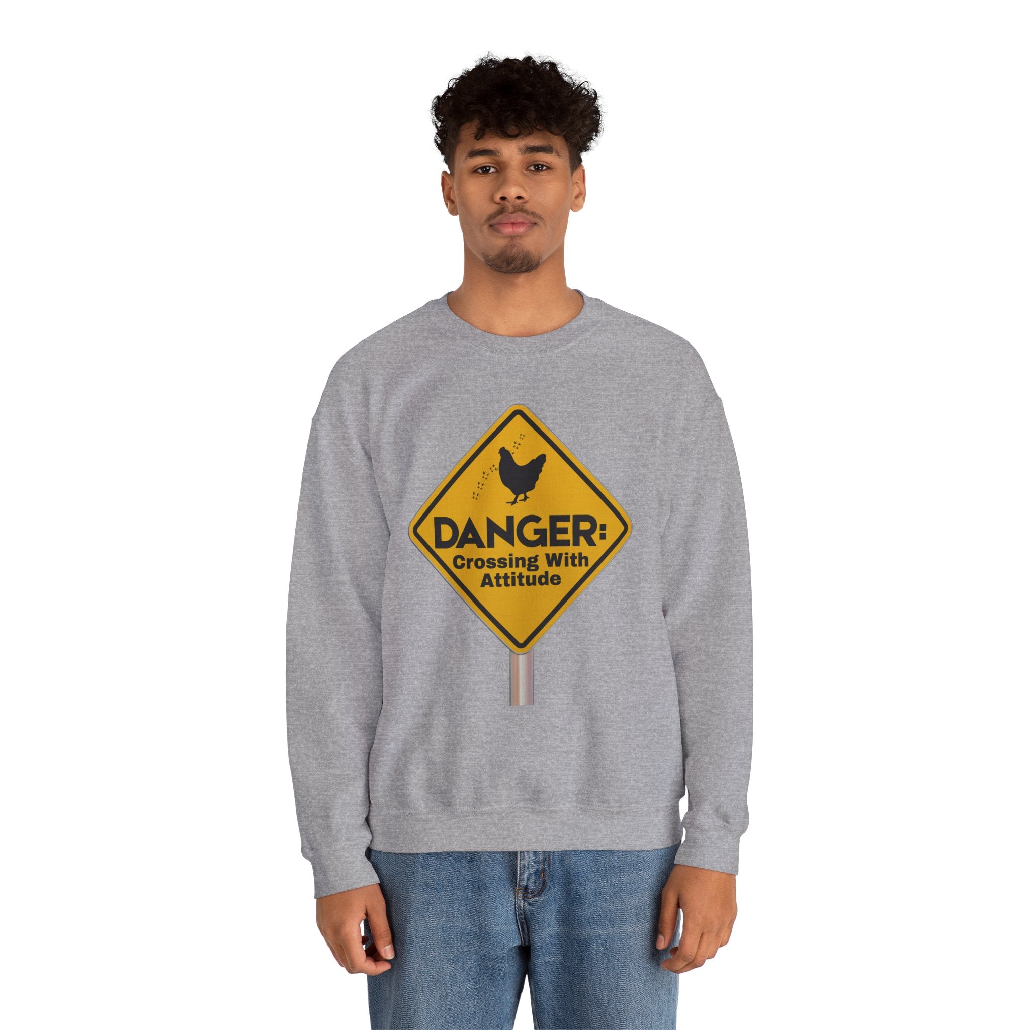 Danger: Crossing With Attitude - Sweatshirt
