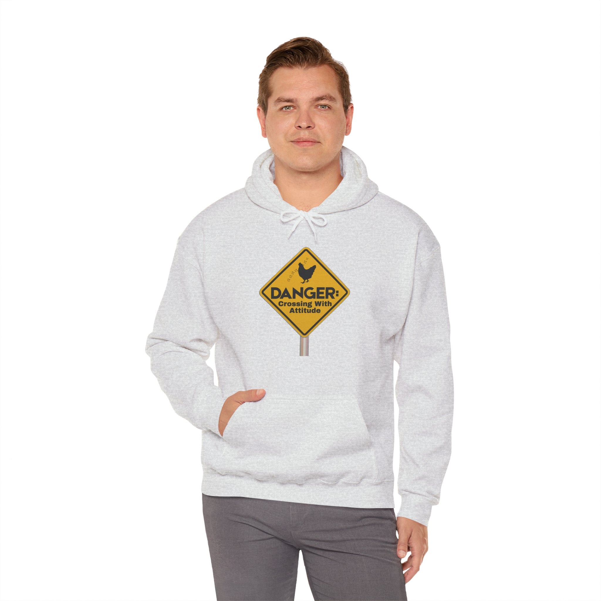 Danger: Crossing With Attitude - Hoodie