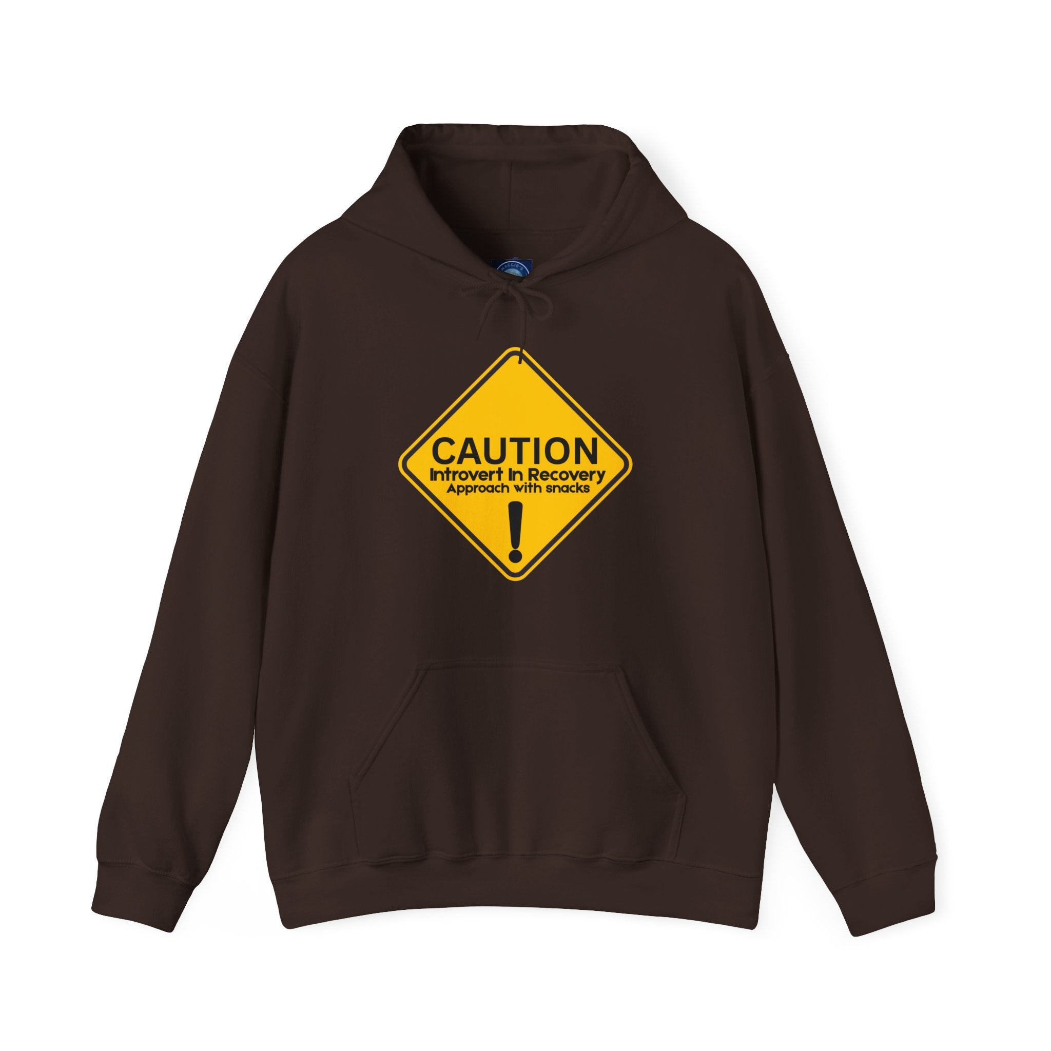 Caution: Introvert In Recovery — Approach With Snacks - hoodie
