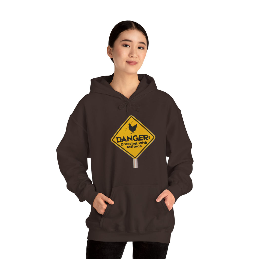 Danger: Crossing With Attitude - Hoodie