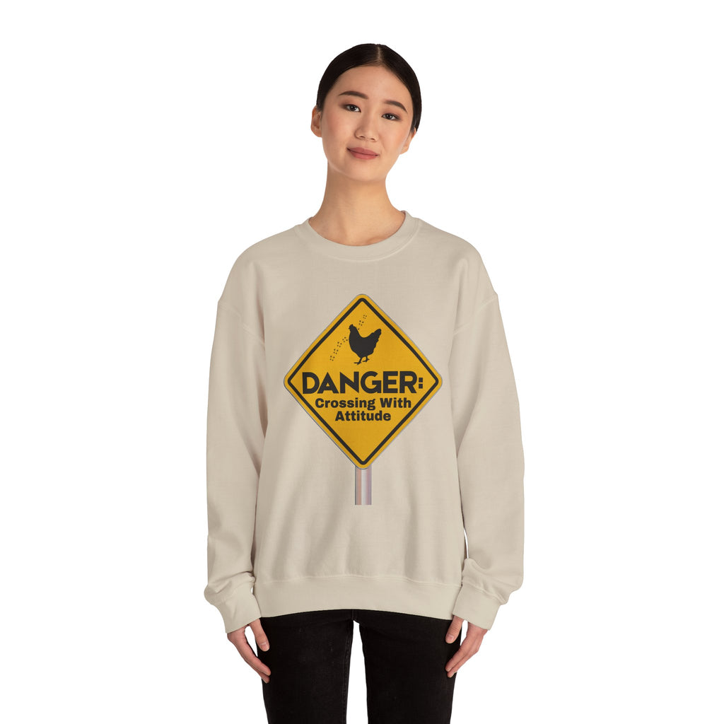 Danger: Crossing With Attitude - Sweatshirt