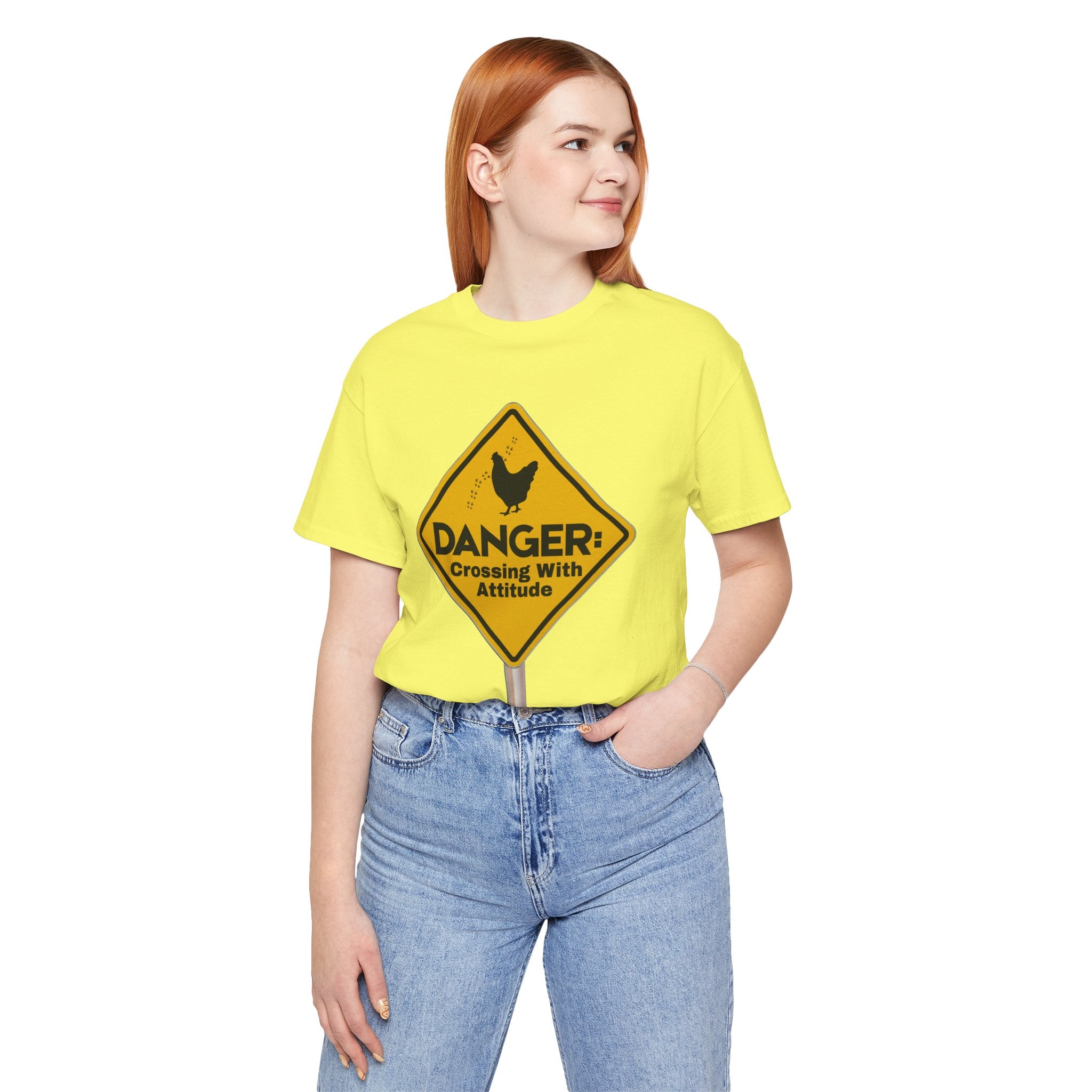 Danger: Crossing With Attitude - tee