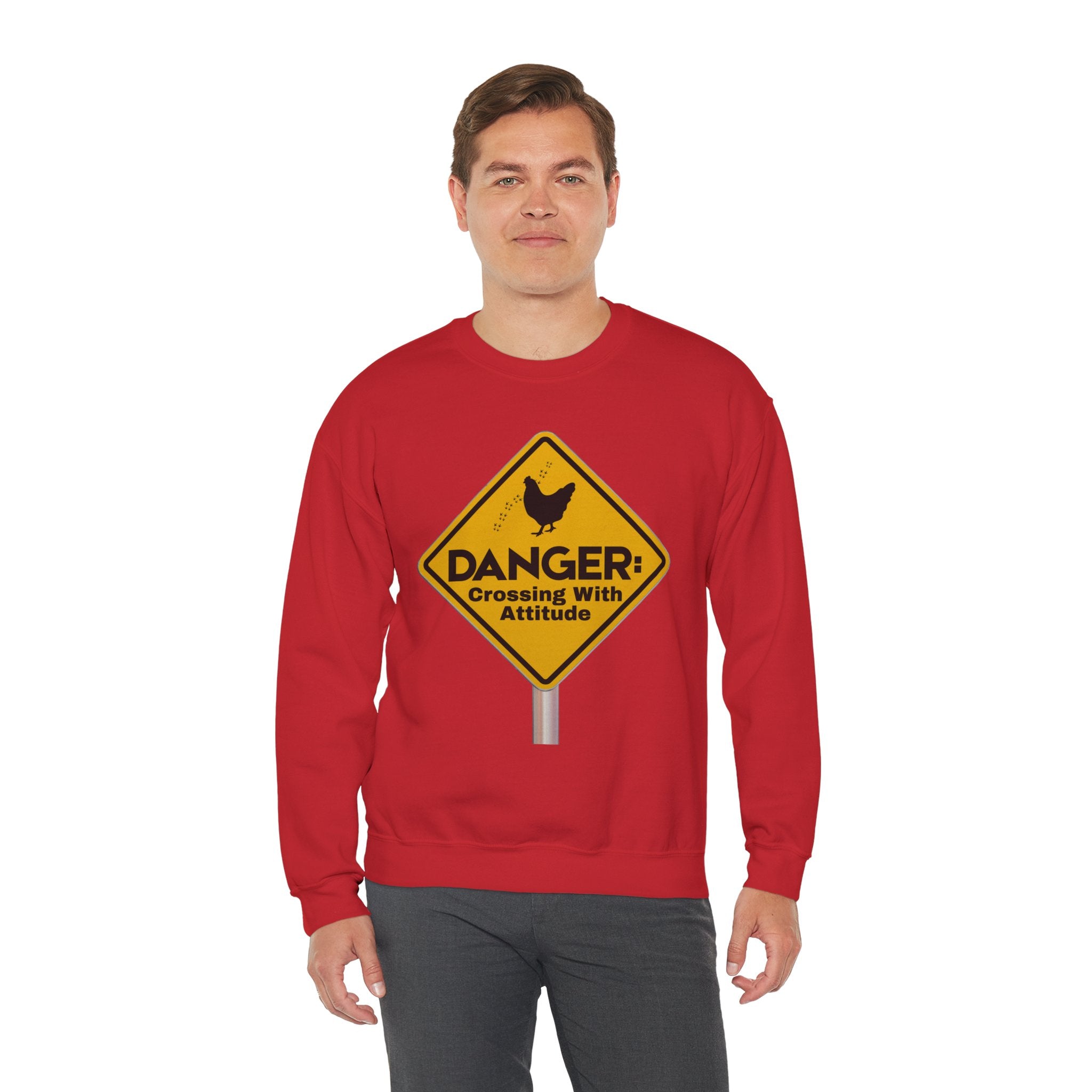 Danger: Crossing With Attitude - Sweatshirt