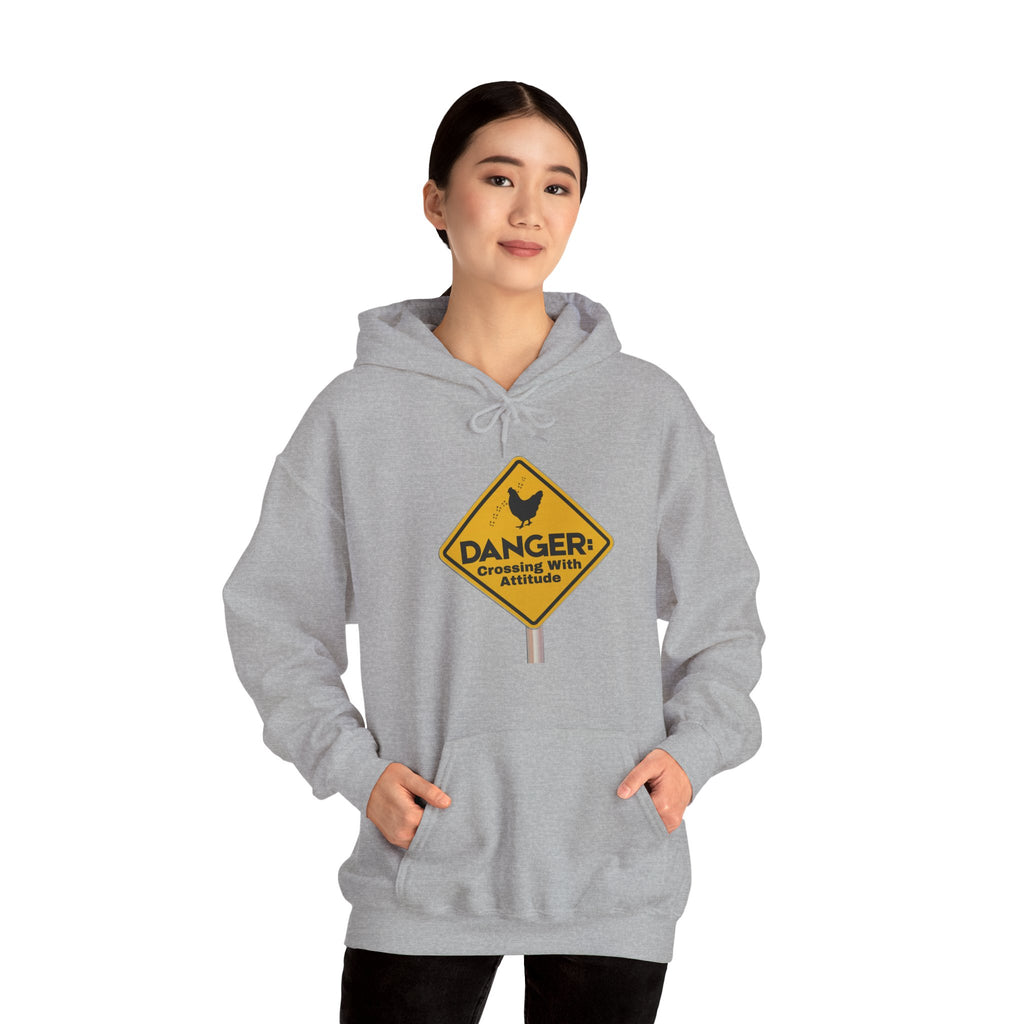 Danger: Crossing With Attitude - Hoodie