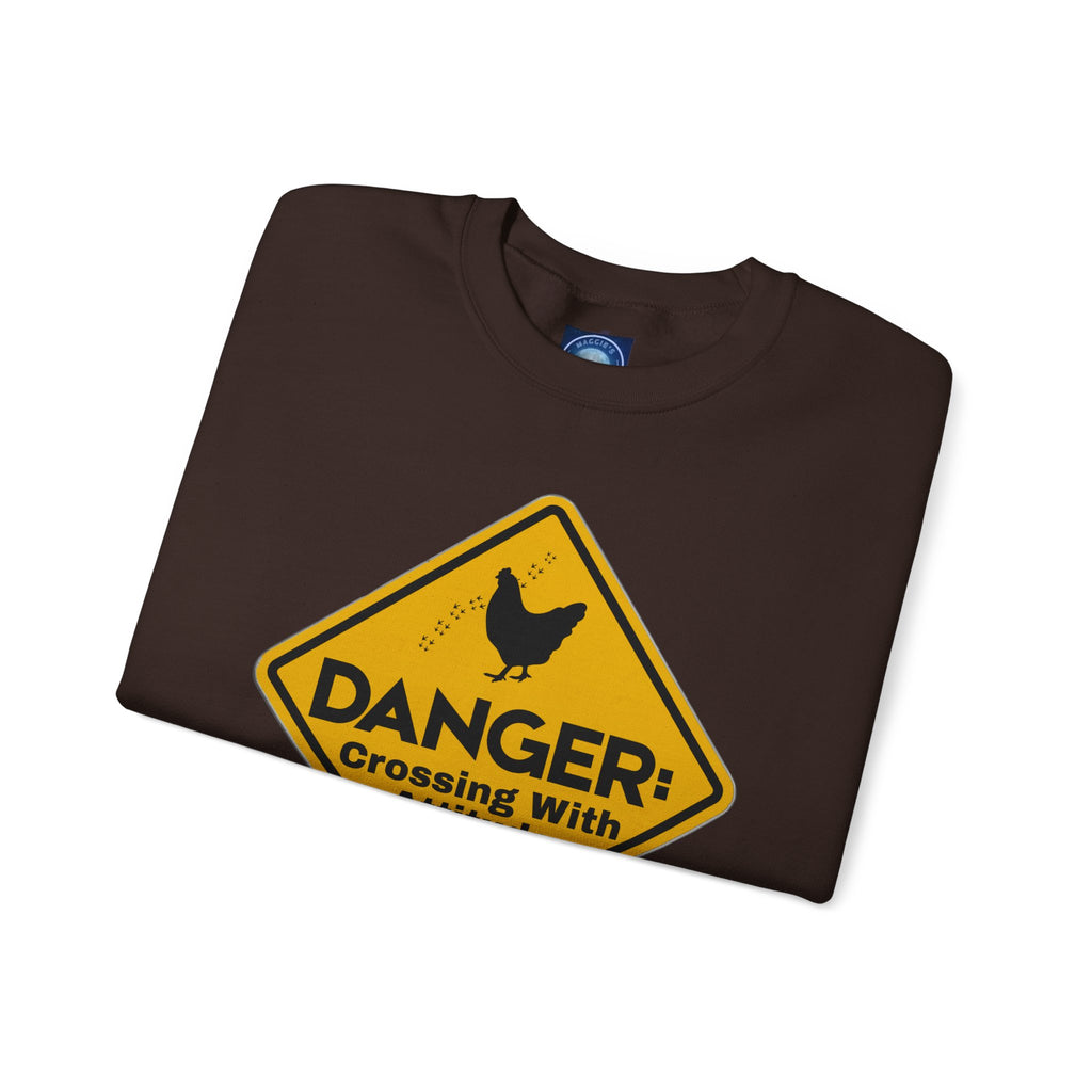 Danger: Crossing With Attitude - Sweatshirt