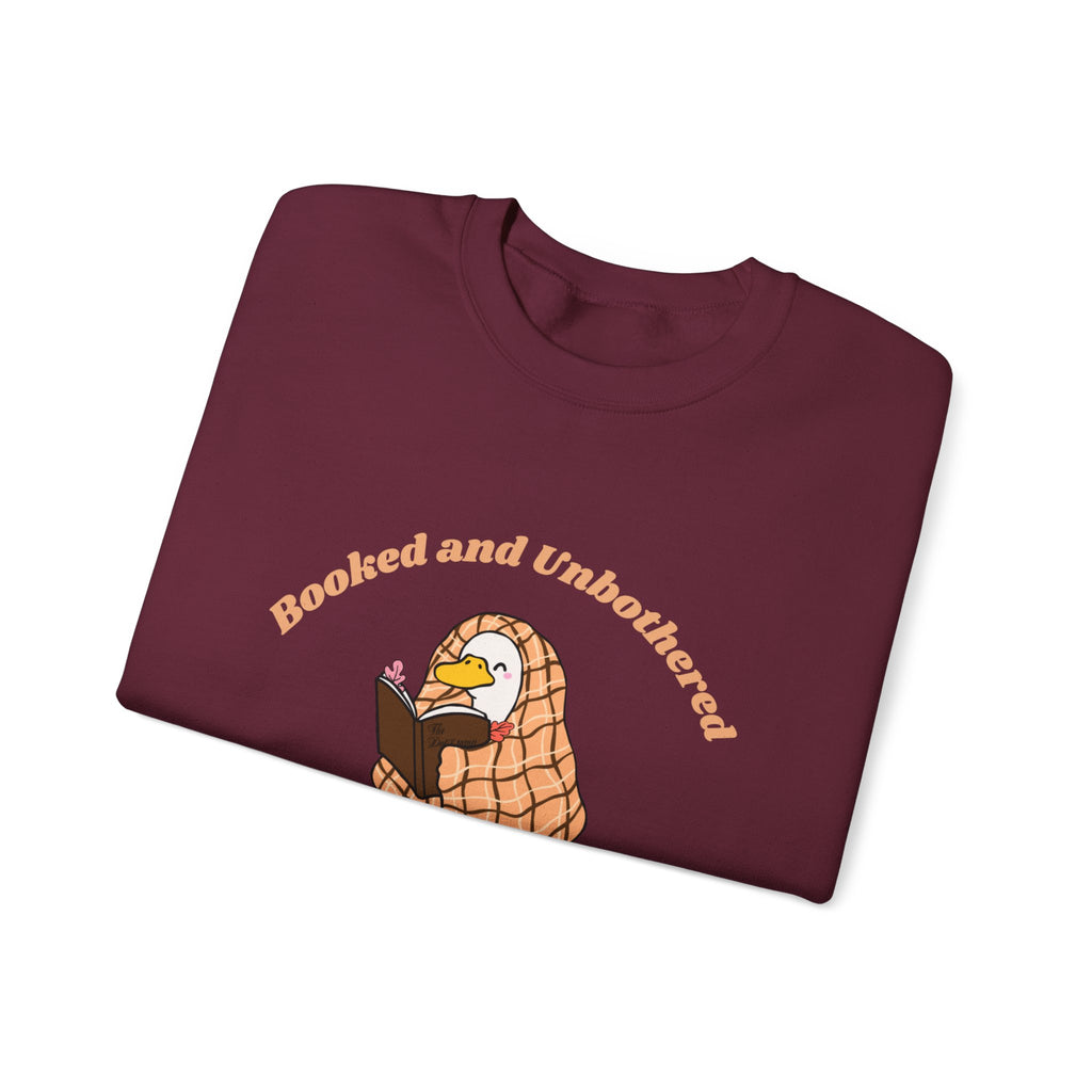 Booked and Unbothered Crewneck Sweatshirt