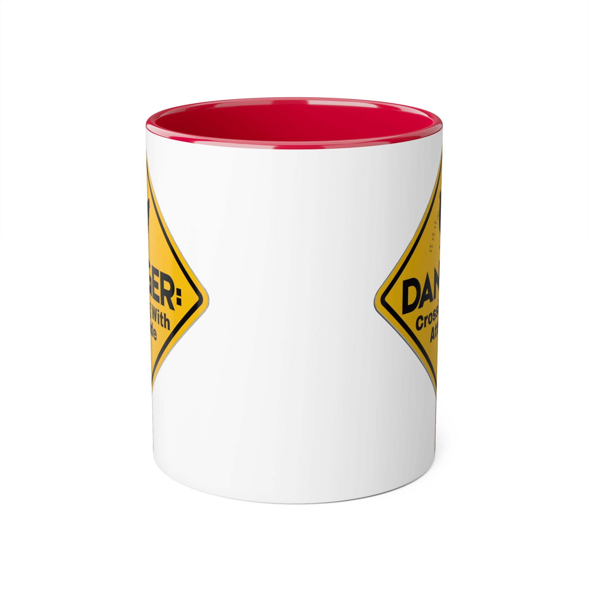 Danger: Crossing With Attitude - Mug