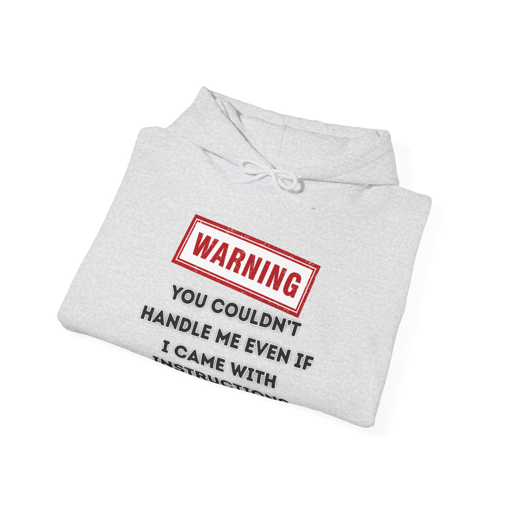 Warning — You Couldn’t Handle Me Even If I Came With Instructions. - hoodie