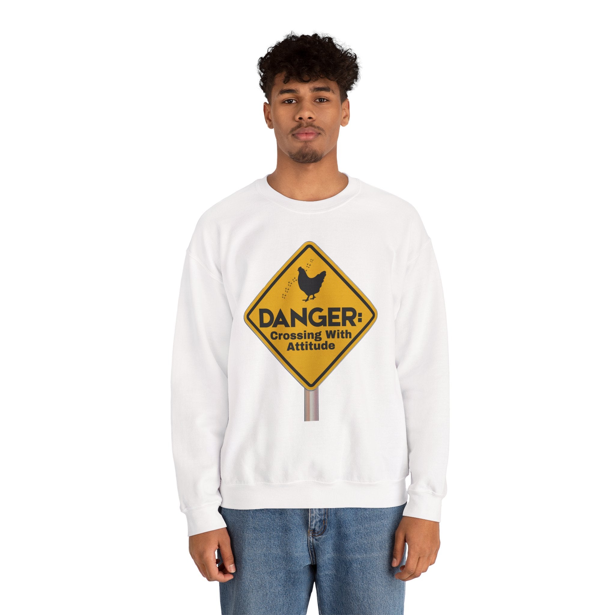 Danger: Crossing With Attitude - Sweatshirt