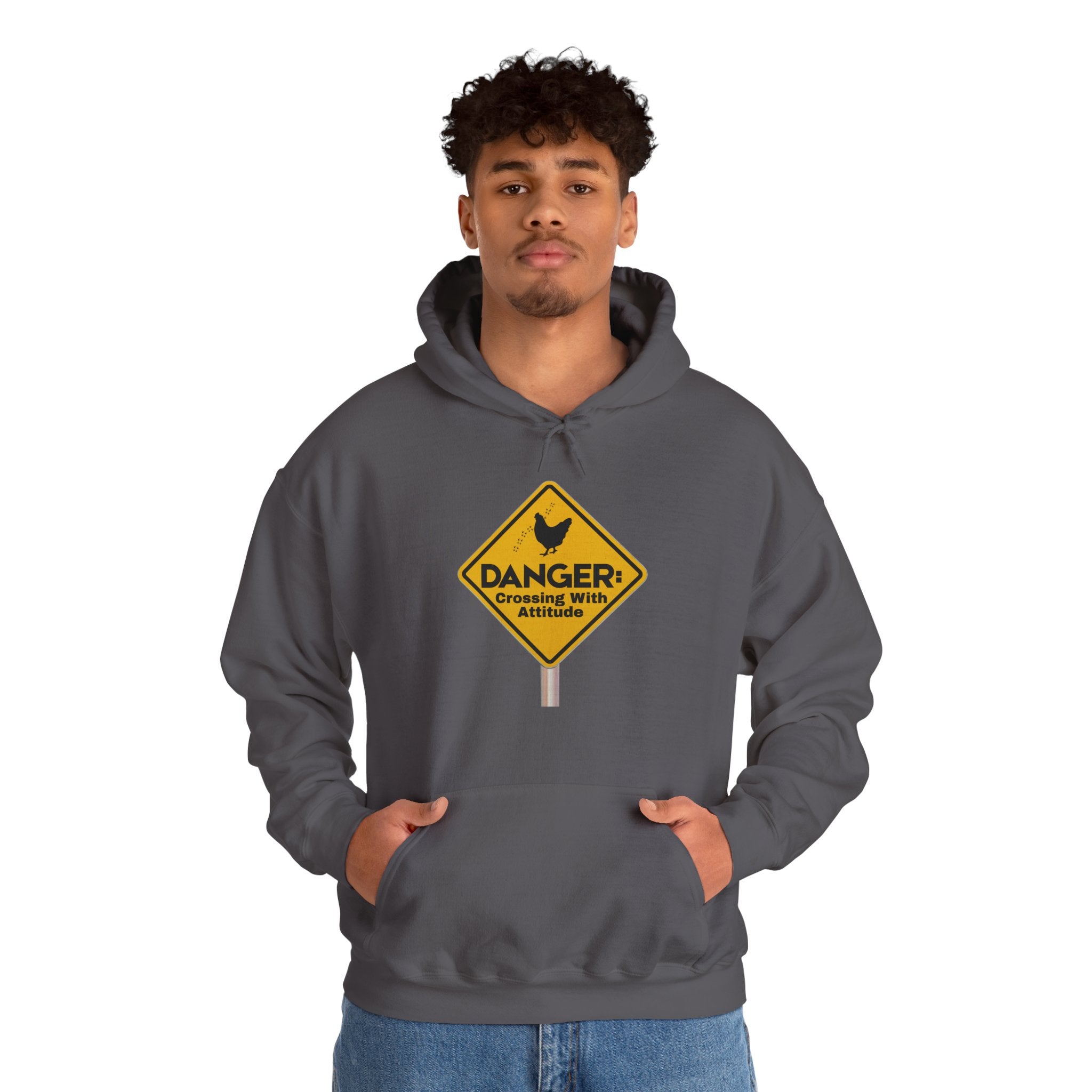 Danger: Crossing With Attitude - Hoodie