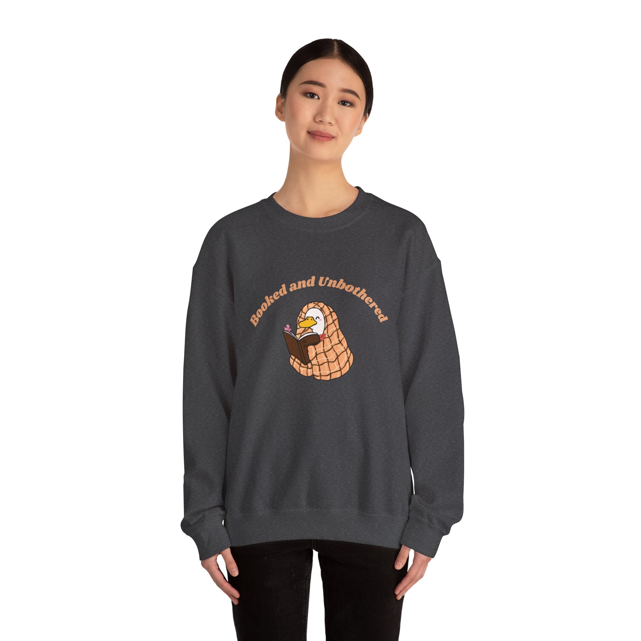 Booked and Unbothered Crewneck Sweatshirt