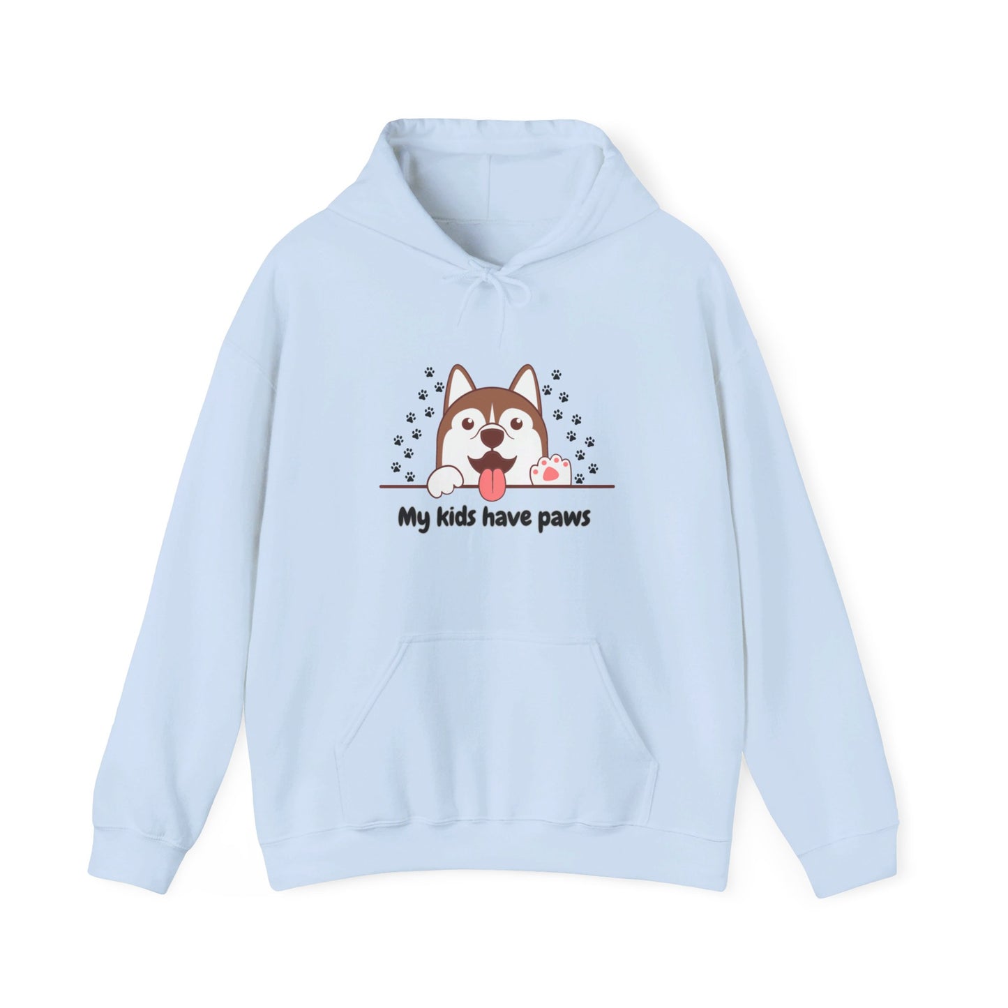 My Kids Have Paws, Unisex Heavy Blend™ Hooded Sweatshirt