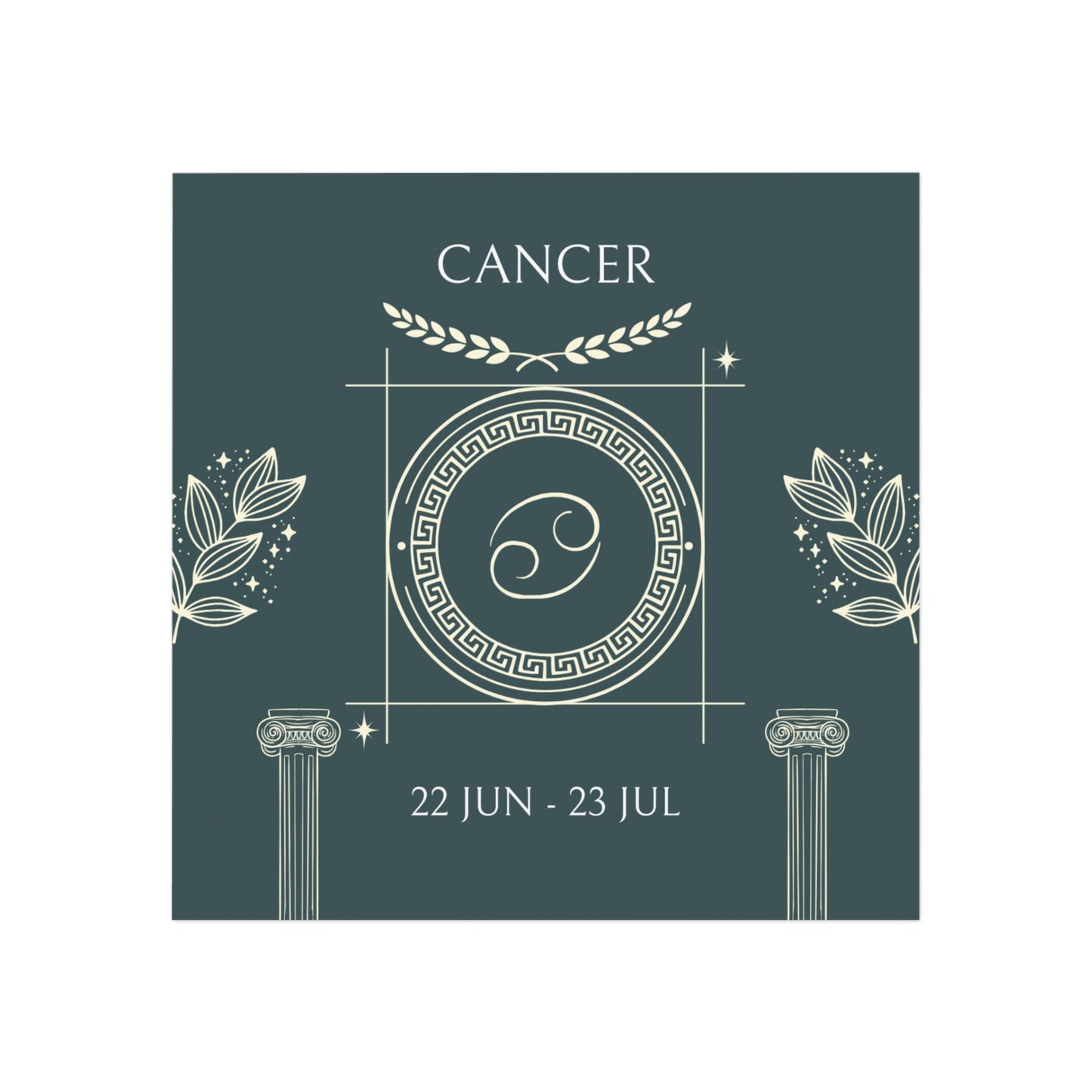 Cancer, Square Magnet