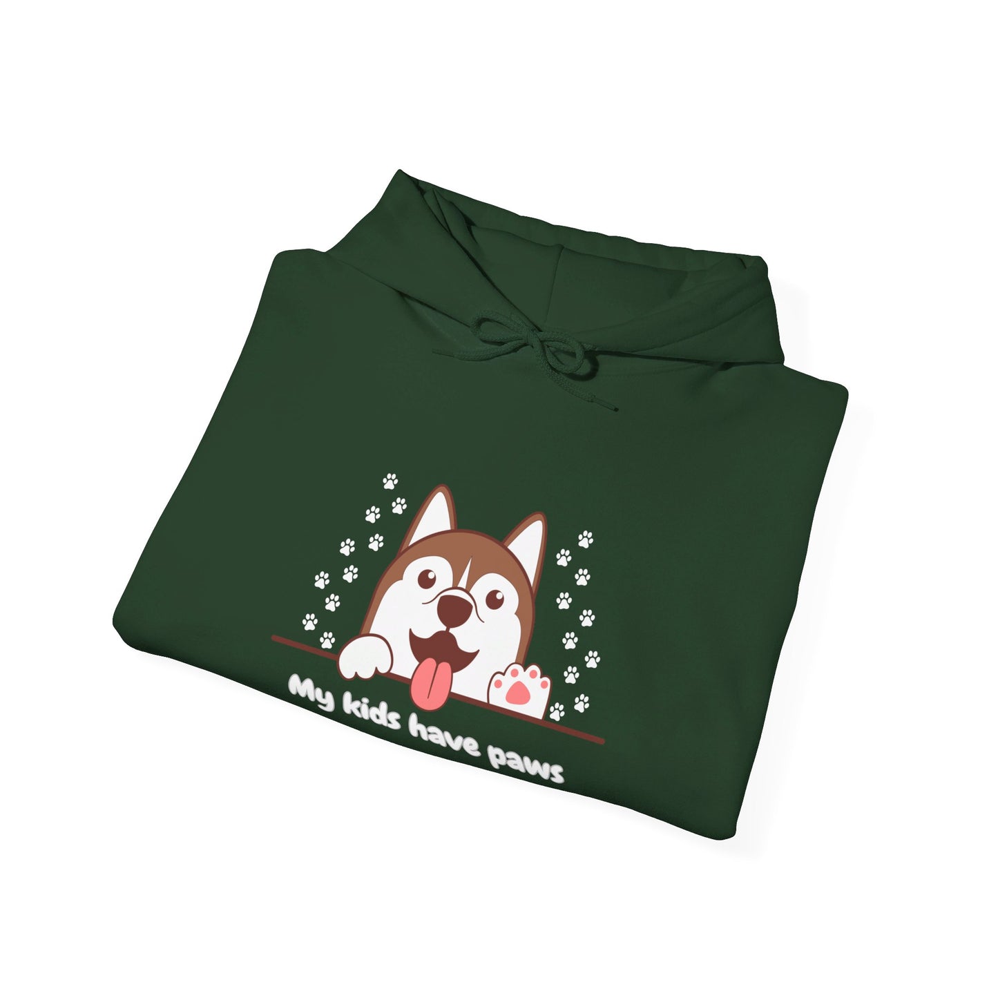 My Kids Have Paws, Unisex Heavy Blend™ Hooded Sweatshirt