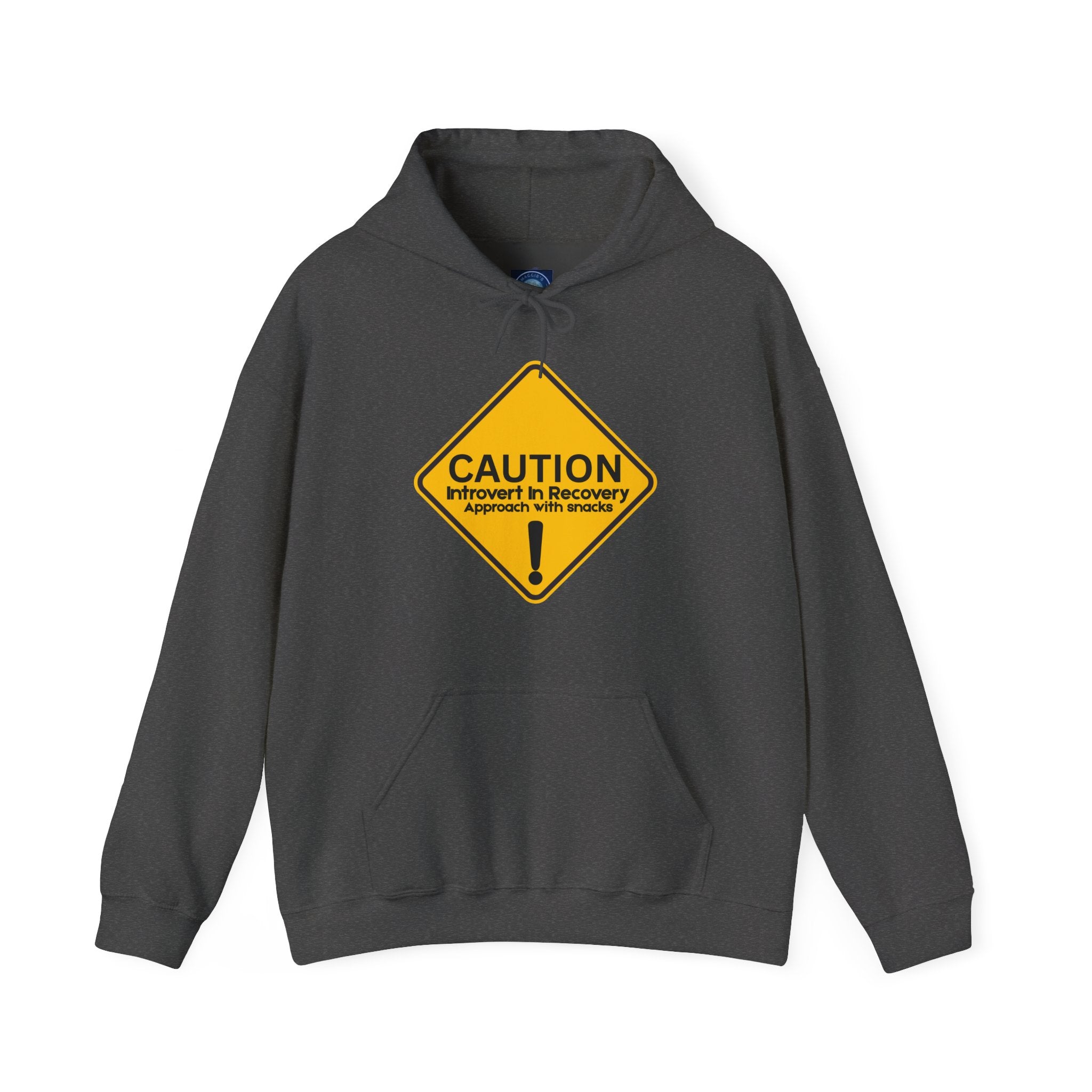 Caution: Introvert In Recovery — Approach With Snacks - hoodie