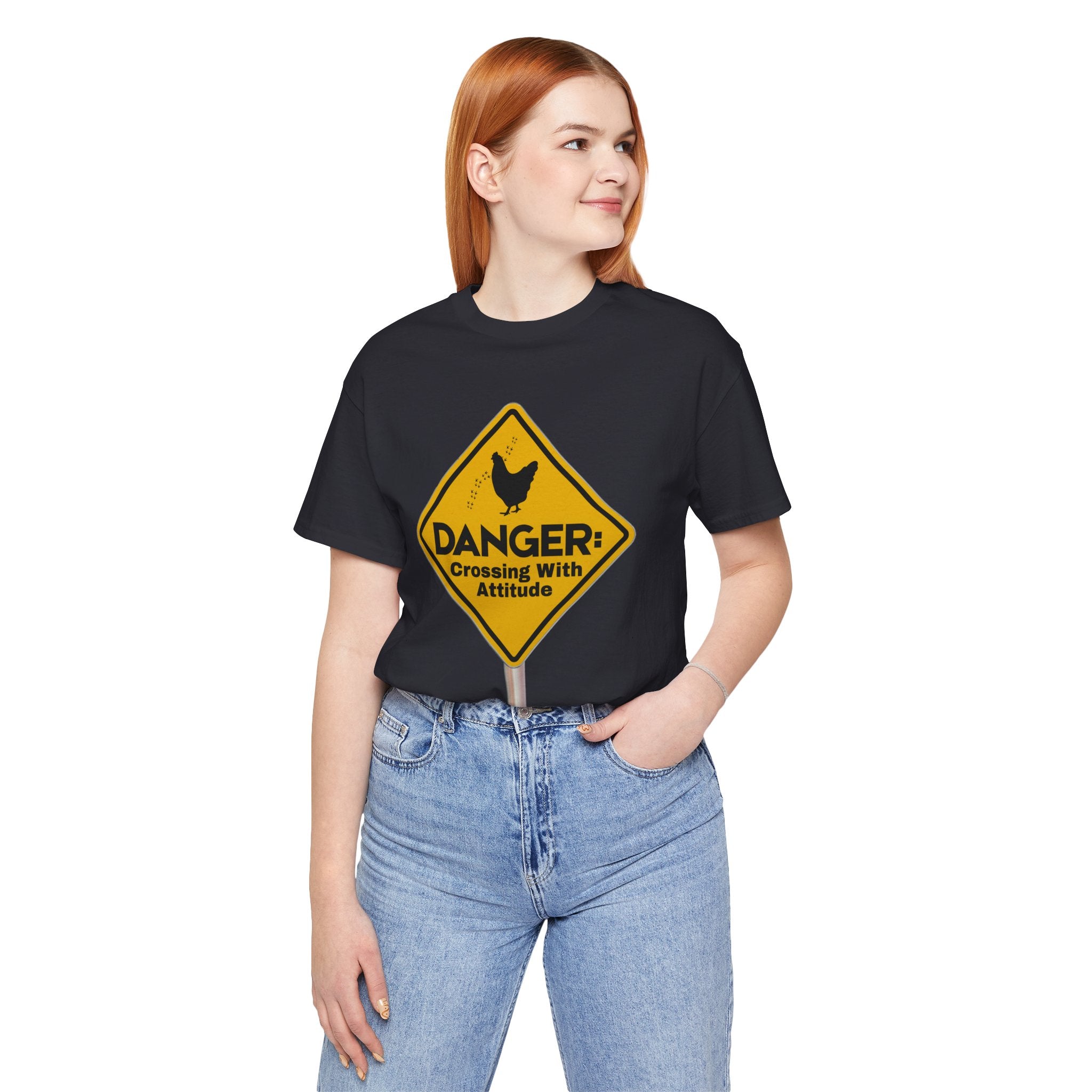 Danger: Crossing With Attitude - tee