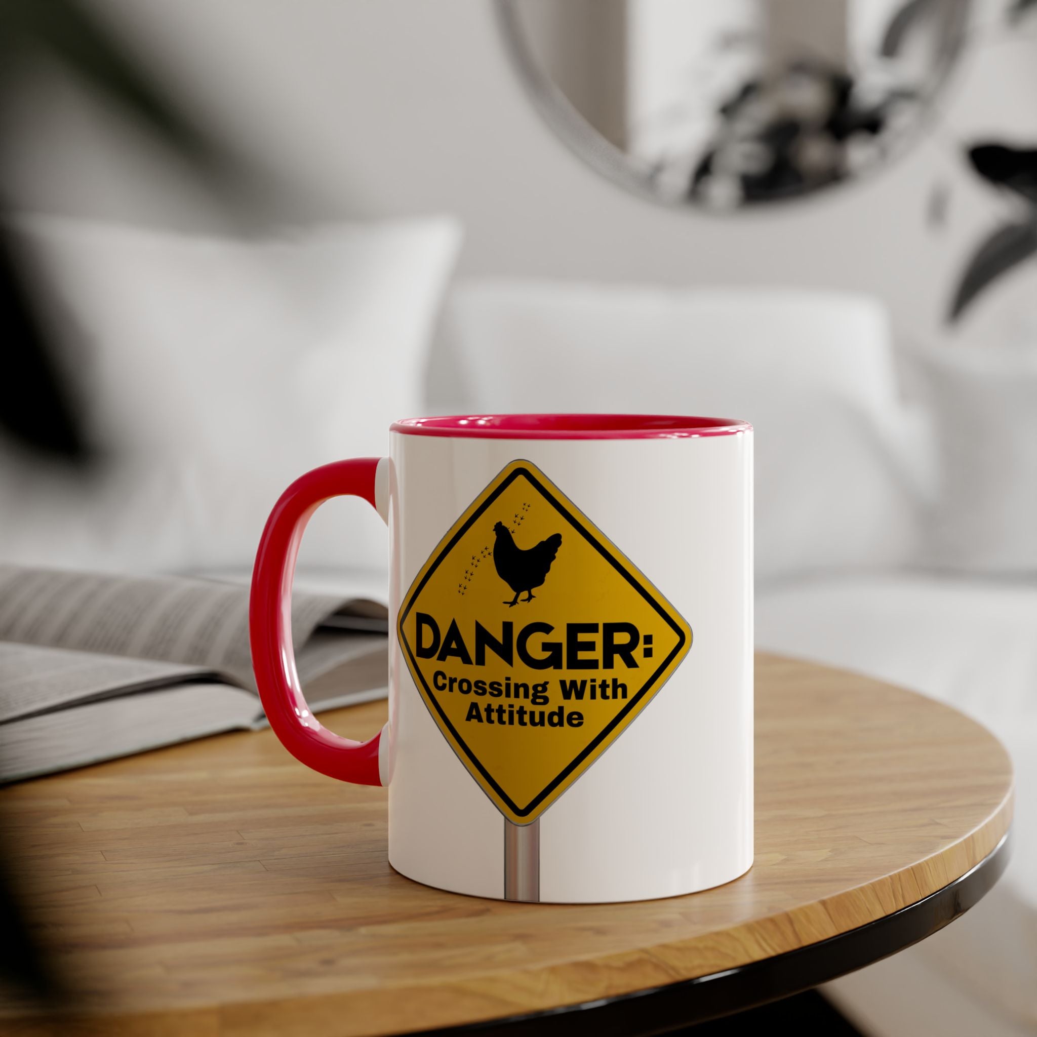 Danger: Crossing With Attitude - Mug