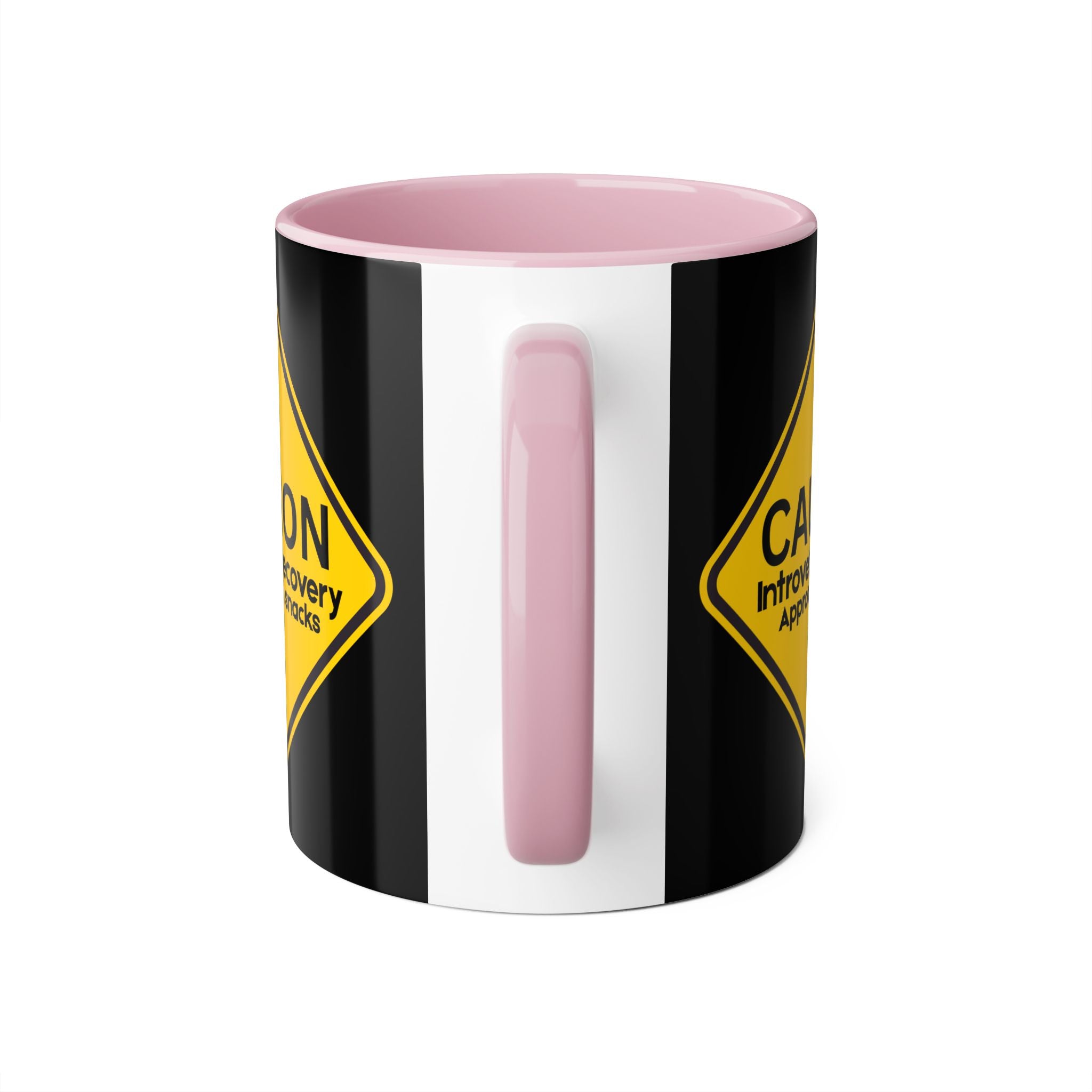 Caution: Introvert In Recovery — Approach With Snacks - Mug