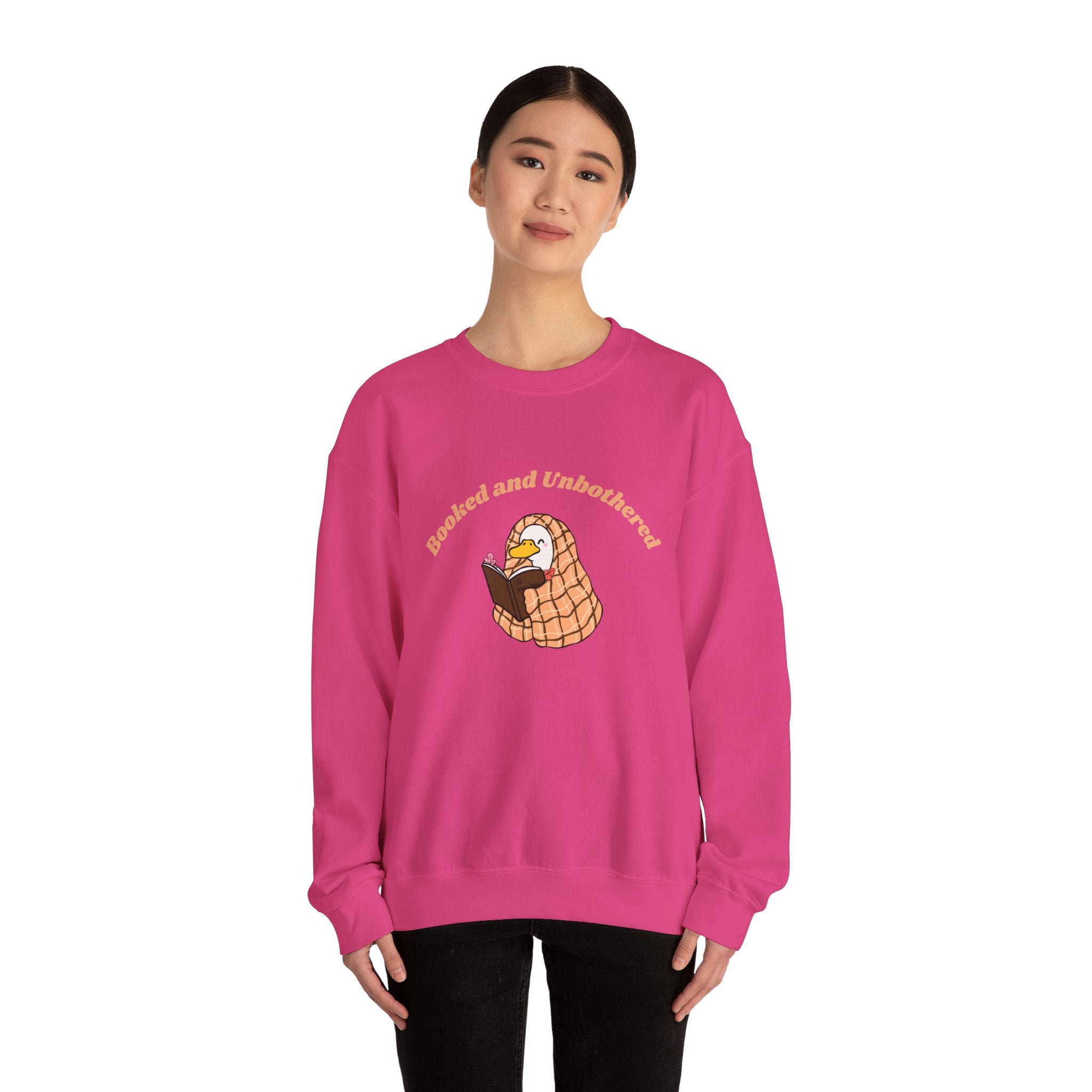 Booked and Unbothered Crewneck Sweatshirt