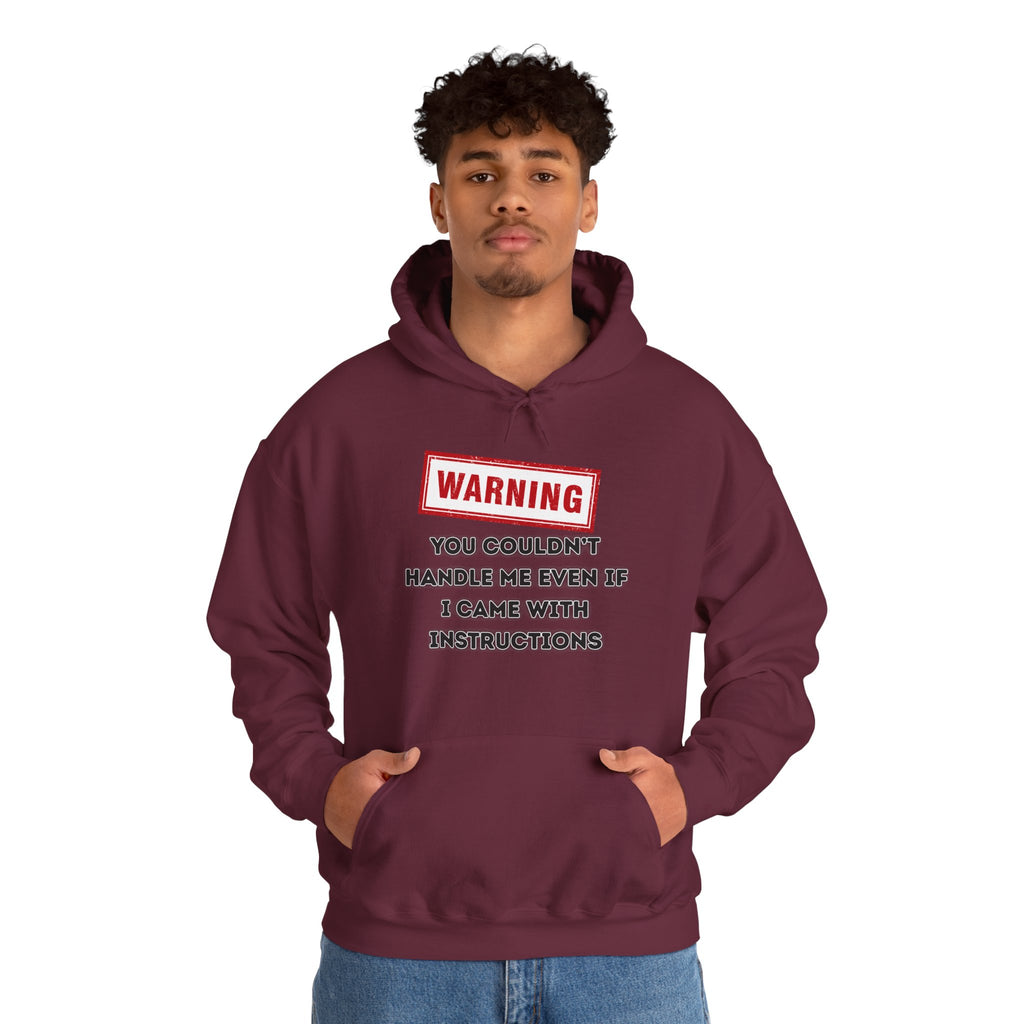 Warning — You Couldn’t Handle Me Even If I Came With Instructions. - hoodie