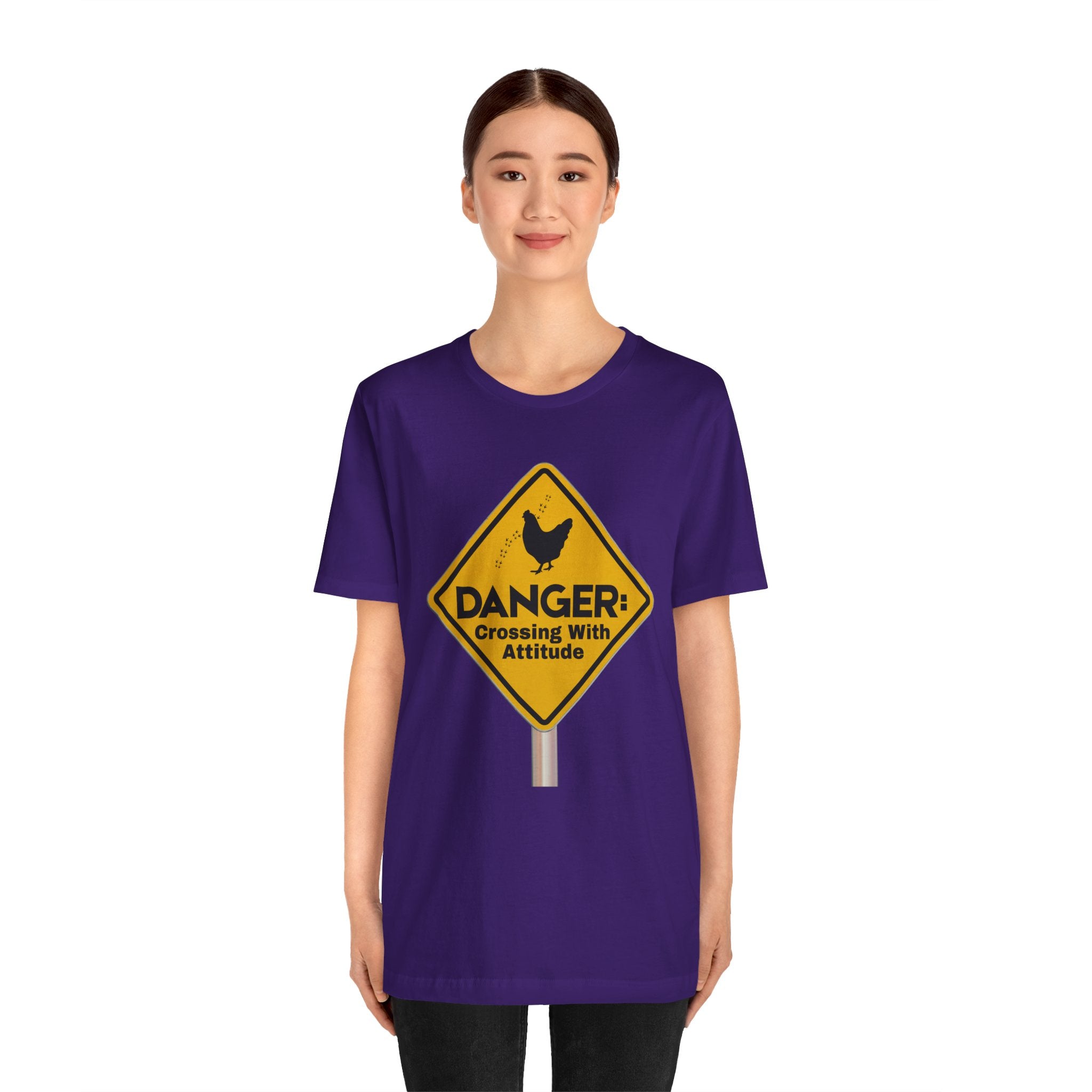 Danger: Crossing With Attitude - tee