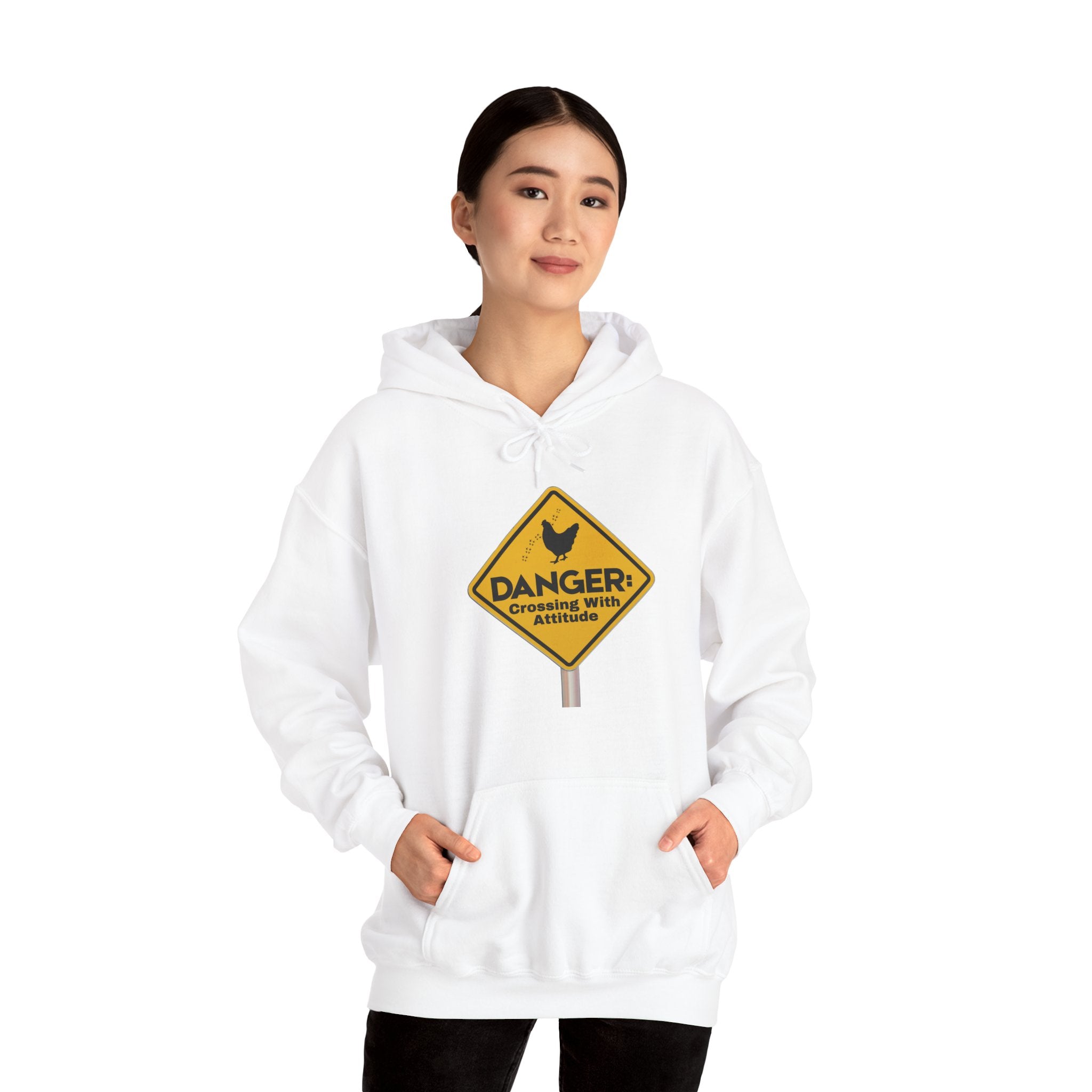 Danger: Crossing With Attitude - Hoodie