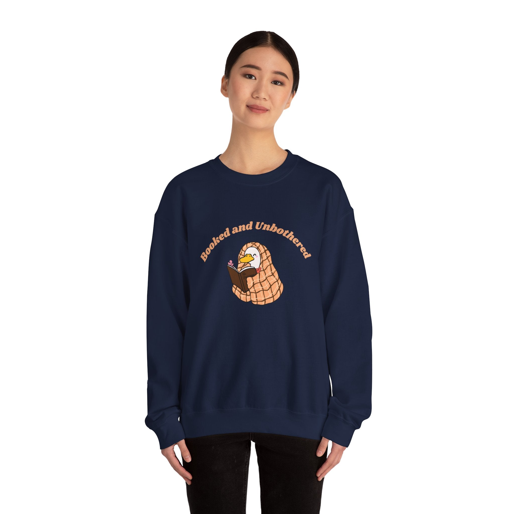 Booked and Unbothered Crewneck Sweatshirt
