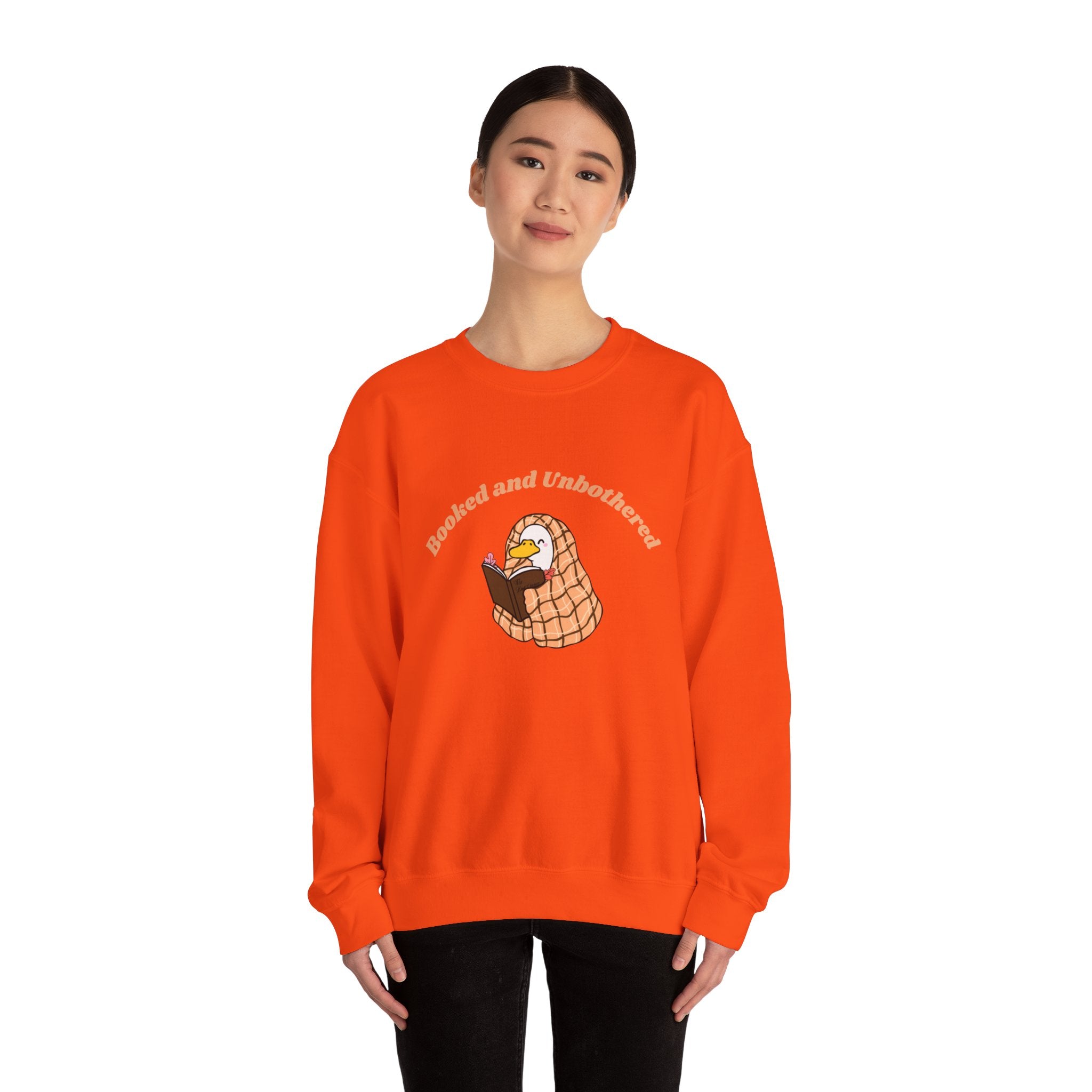 Booked and Unbothered Crewneck Sweatshirt