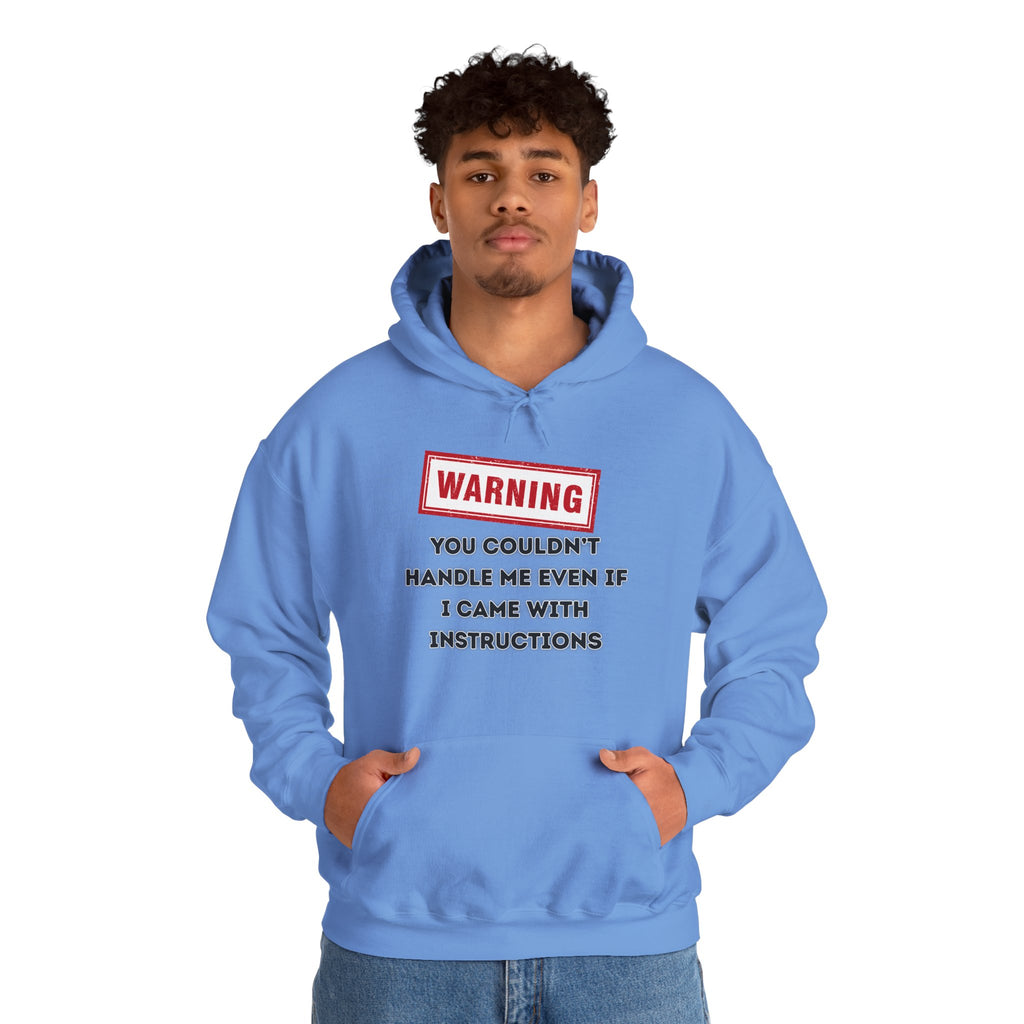 Warning — You Couldn’t Handle Me Even If I Came With Instructions. - hoodie